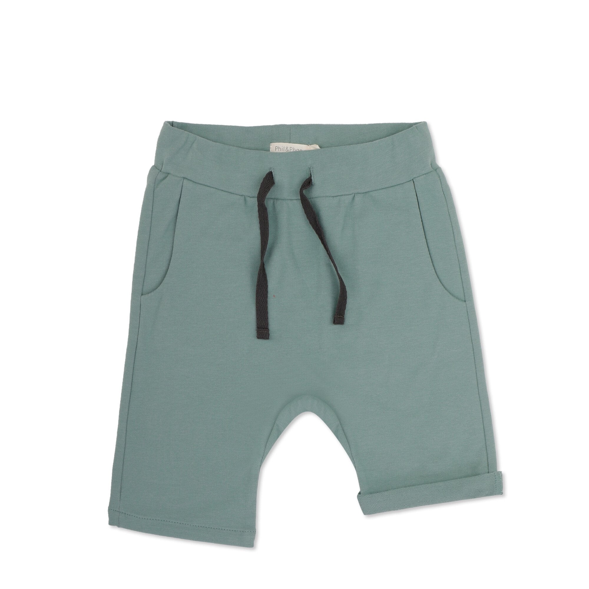 Phil&Phae | Short drop crotch blauw sea glass