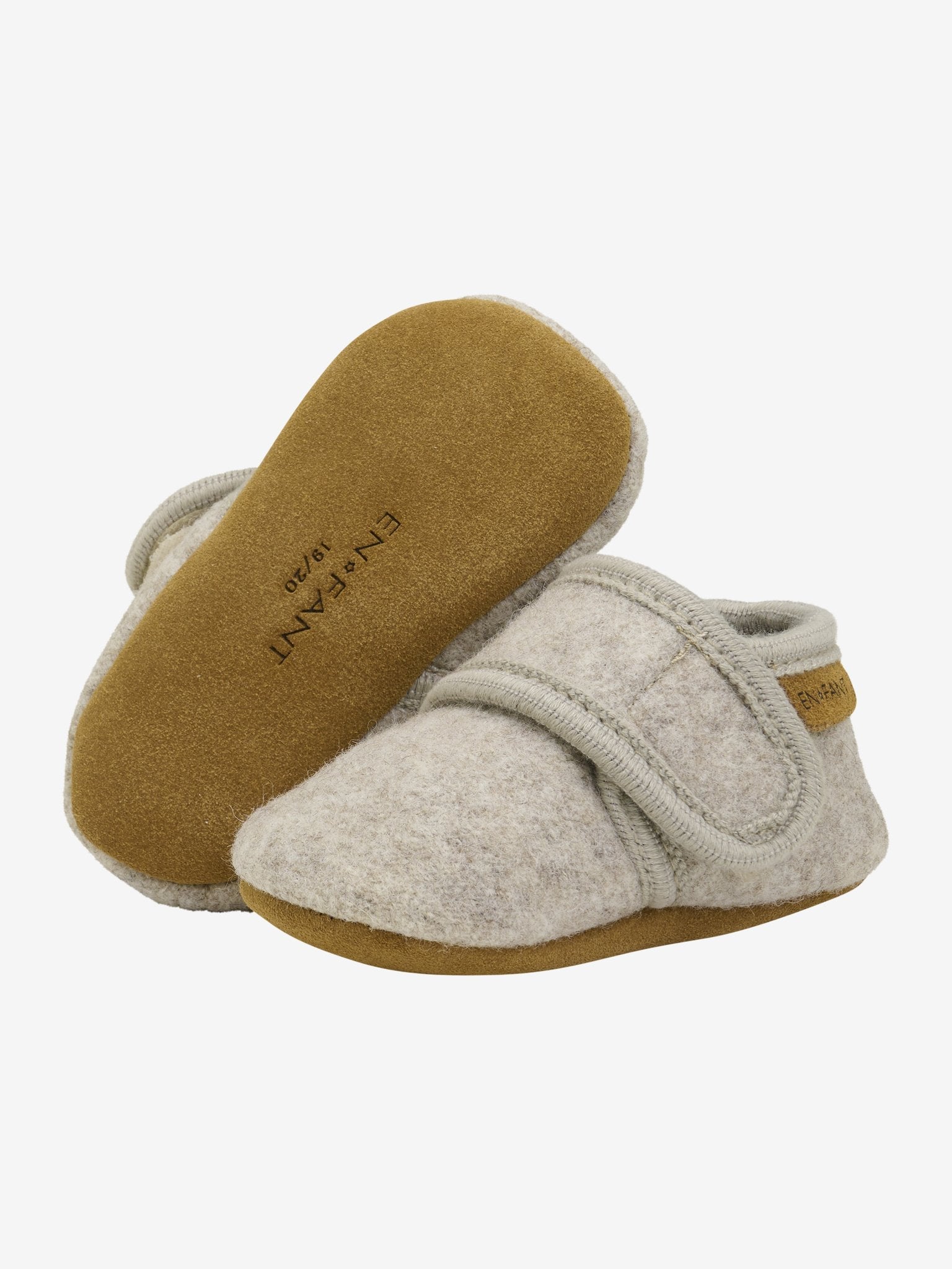 Enfant | Sloffen wol sand melange