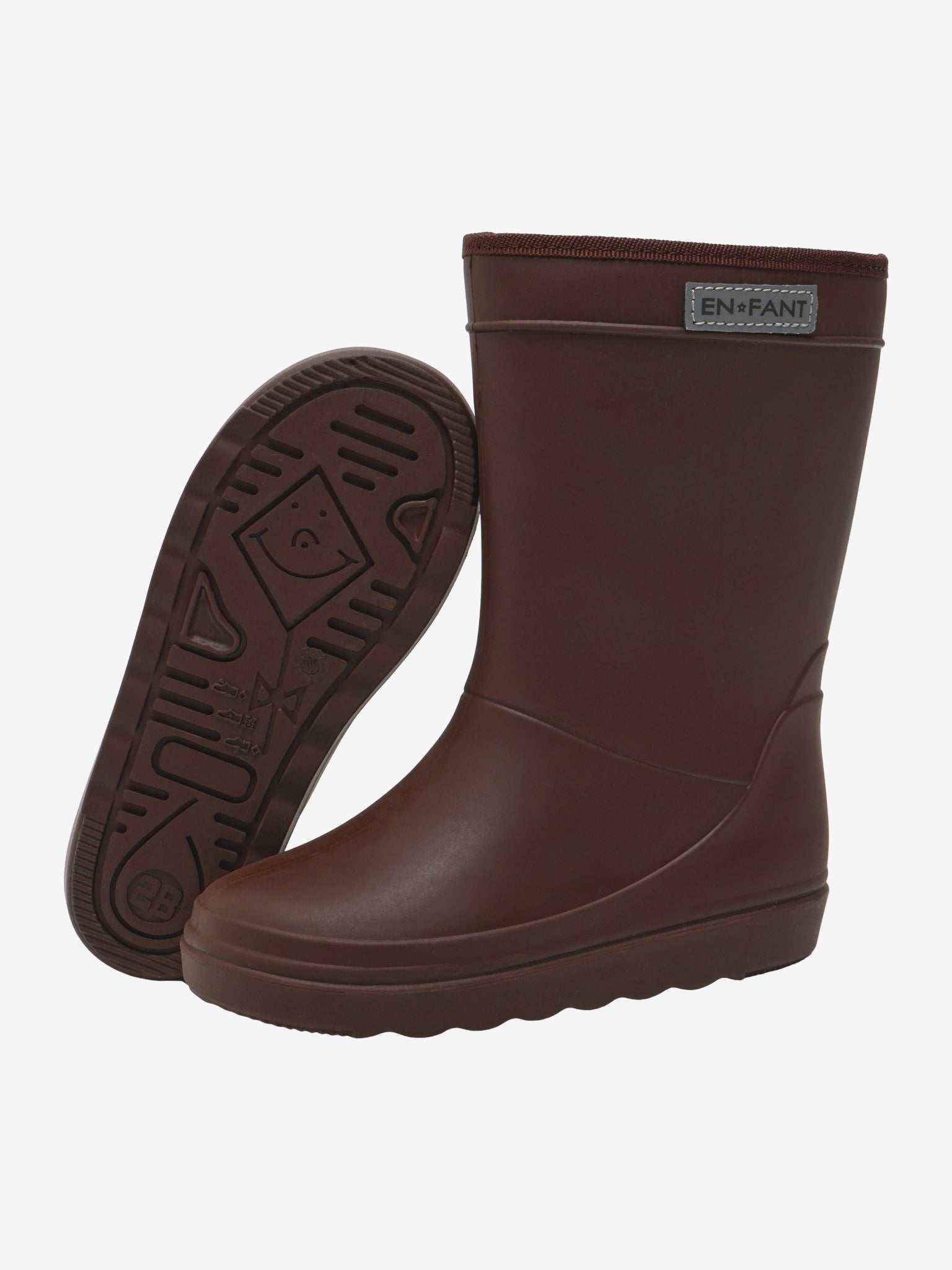 Enfant | Thermo Boots Solid Coffee Bean