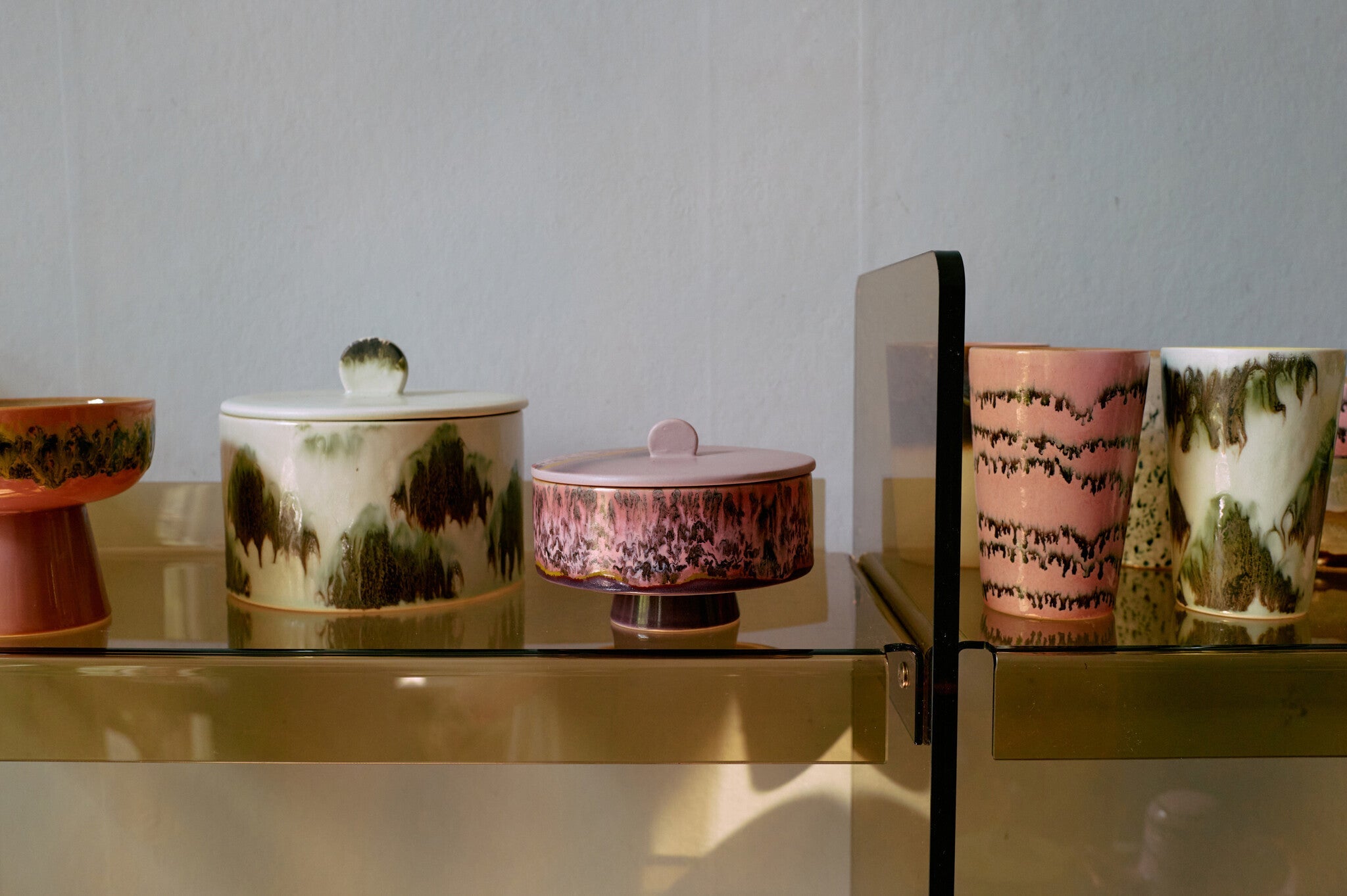 HK Living | 70's servies koekjespot Tide