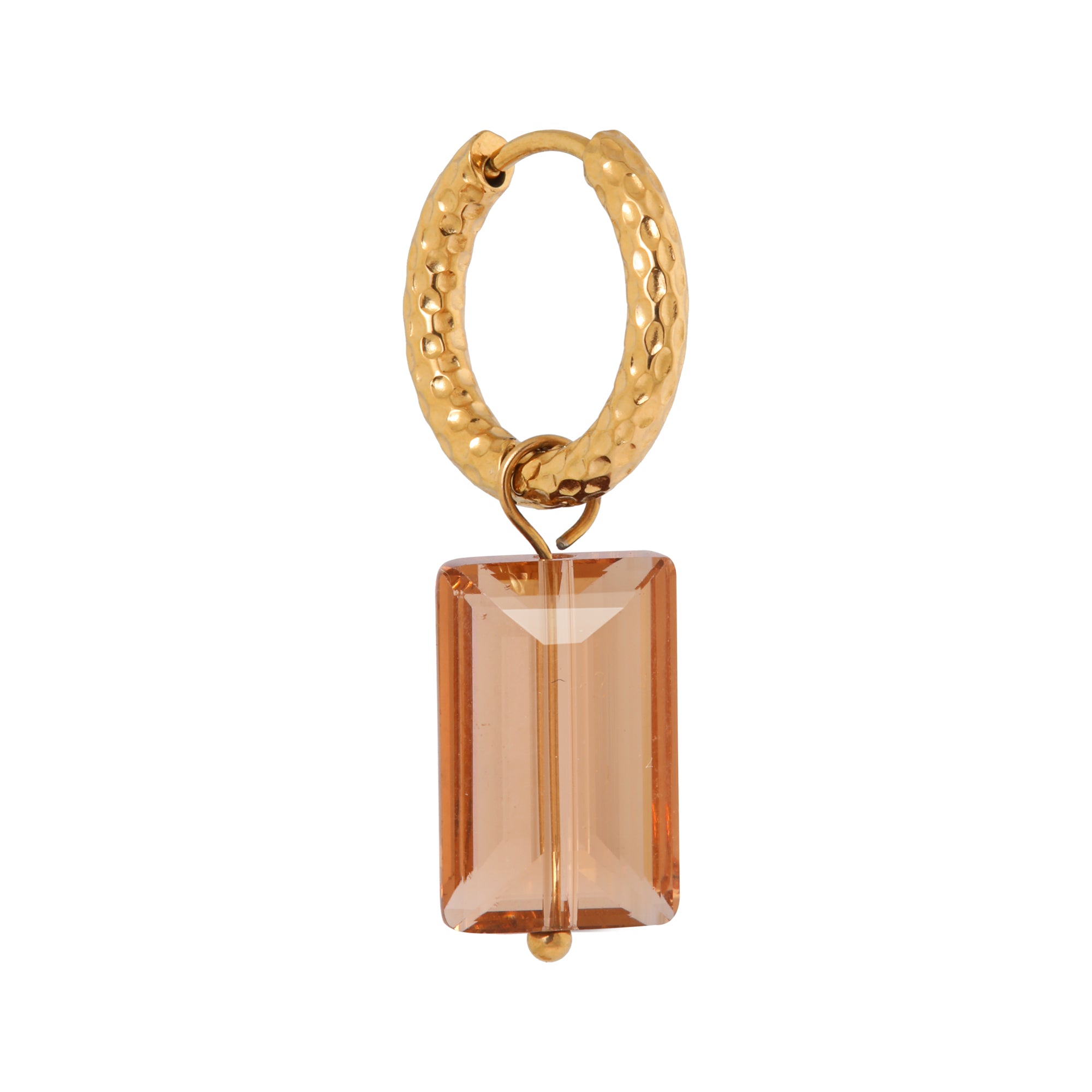 Label Kiki | Hoops shiny blush goud
