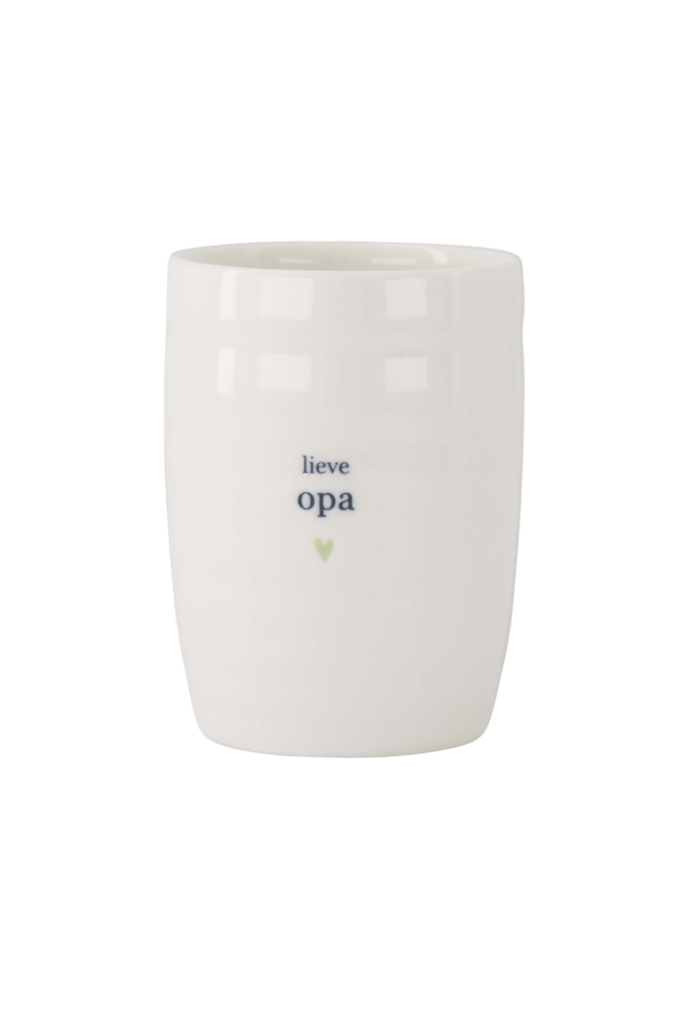 Zusss | Koffiemok lieve opa wit/lichtgroen