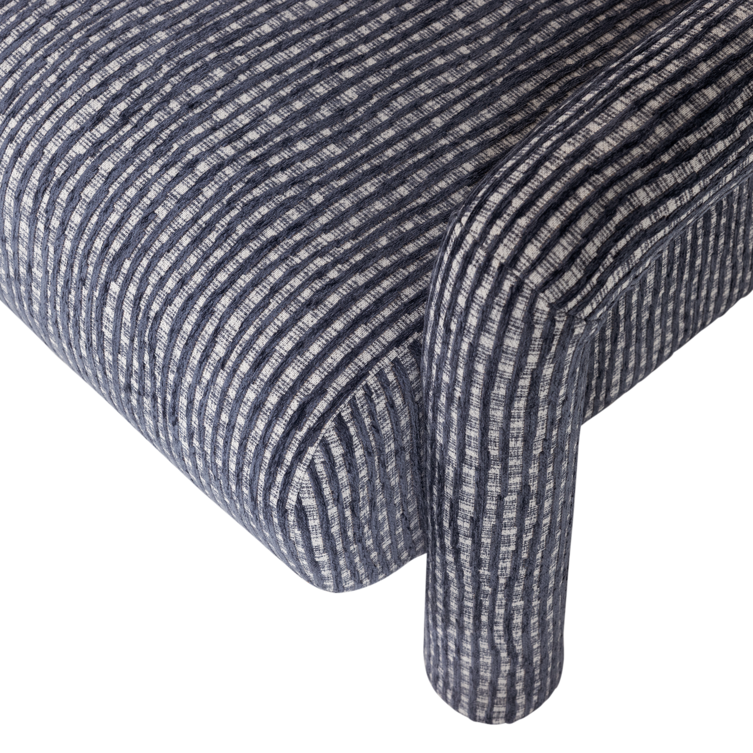 Woood | Lenny Fauteuil met dessin grijsblauw