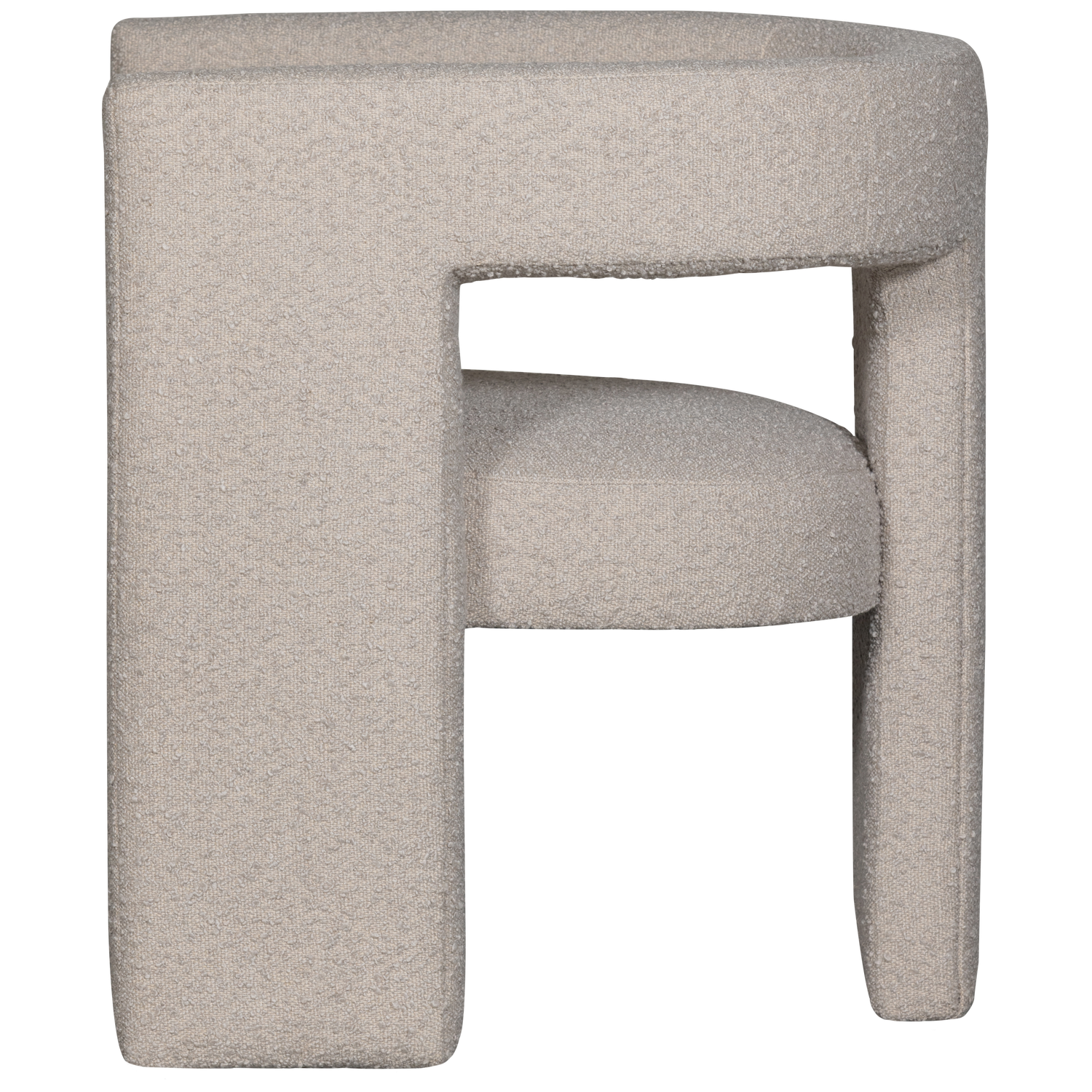 Woood | Fauteuil Tiwa boucle beige