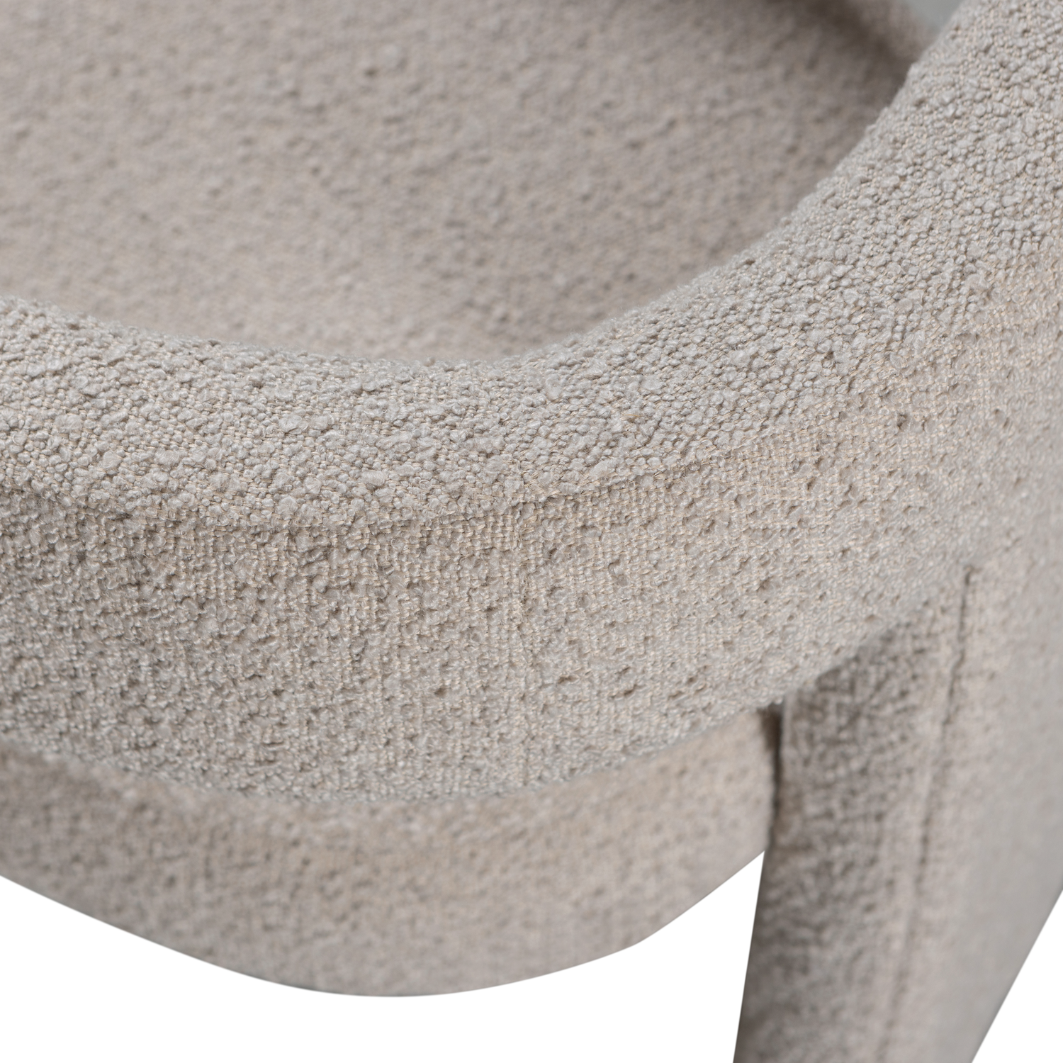 Woood | Fauteuil Tiwa boucle beige