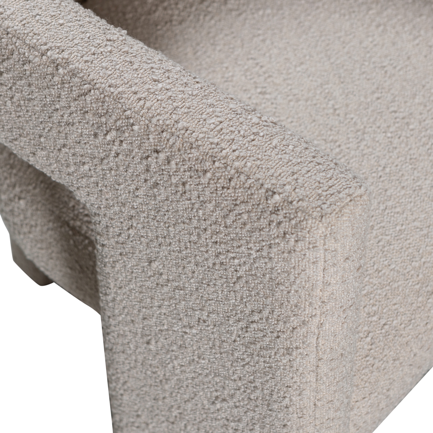 Woood | Fauteuil Tiwa boucle beige