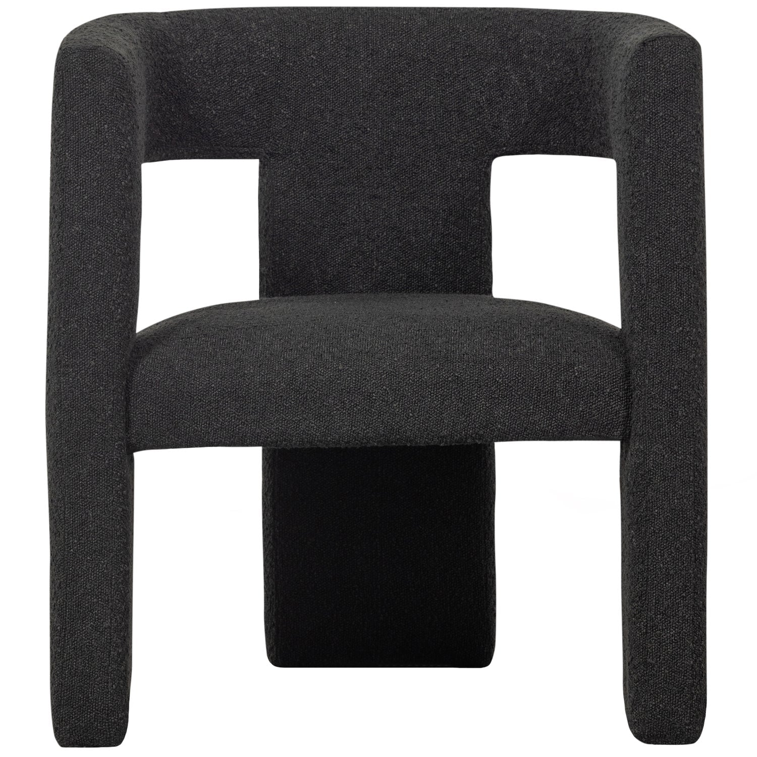 Woood | Fauteuil Tiwa boucle donkergrijs