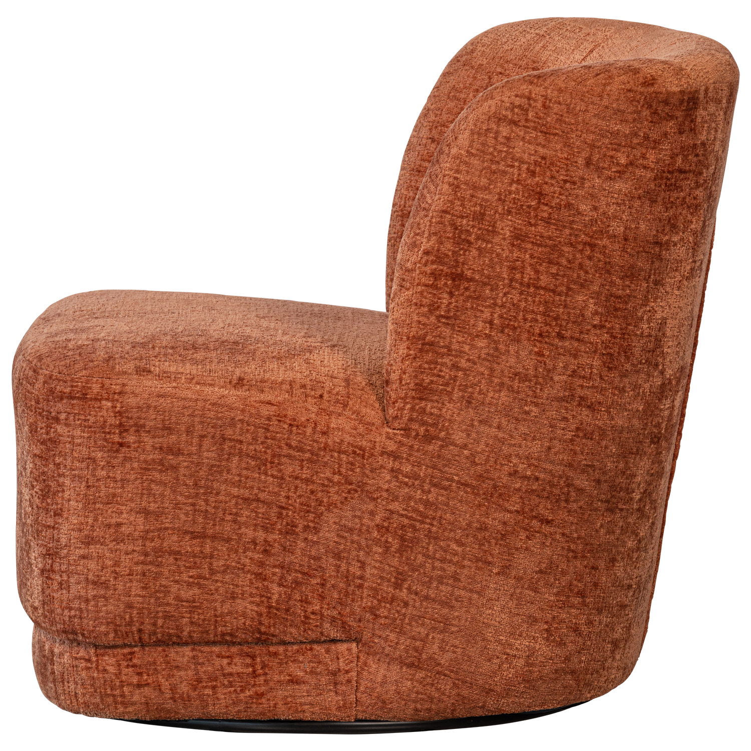 Woood | Draaifauteuil Atty velvet oranje