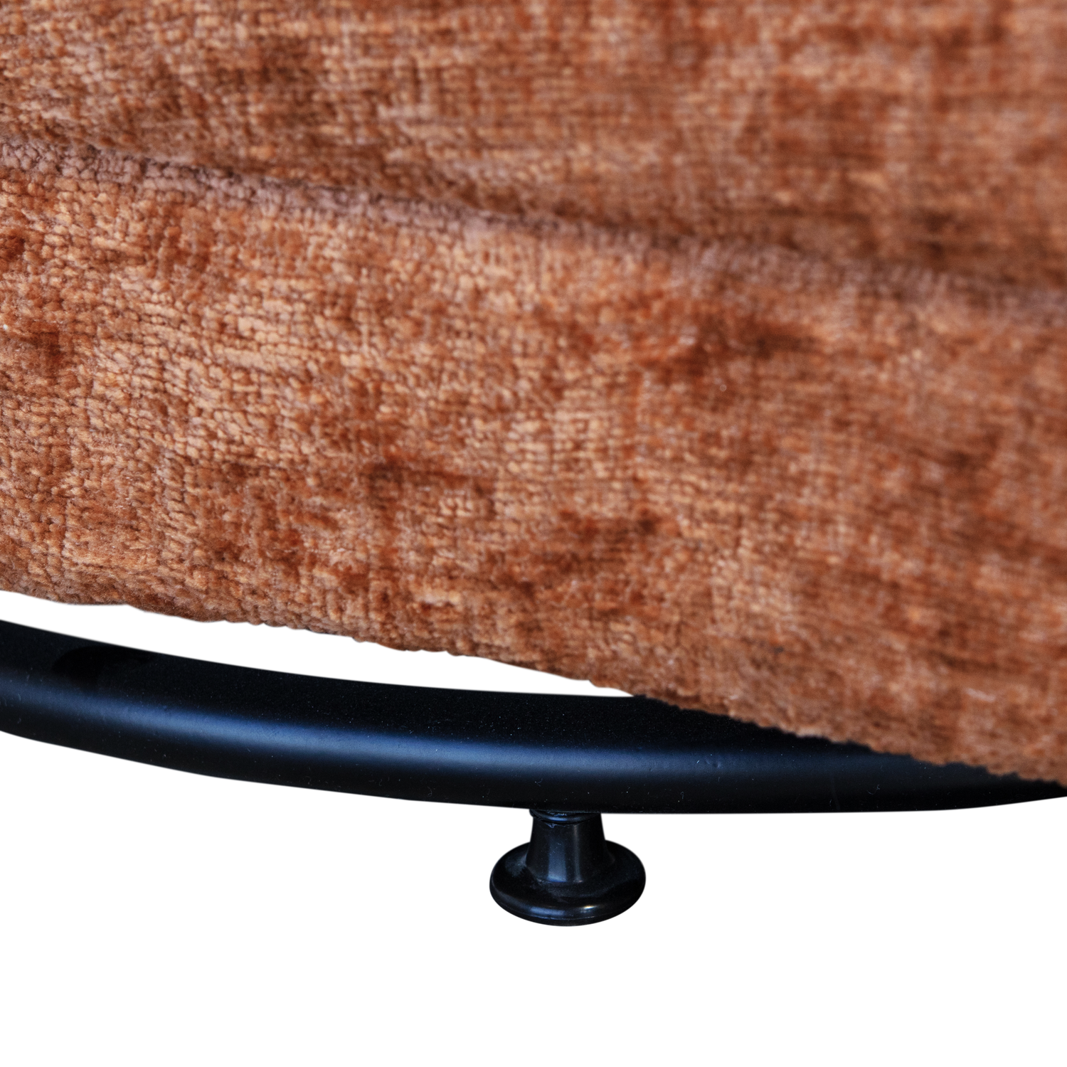 Woood | Draaifauteuil Atty velvet oranje