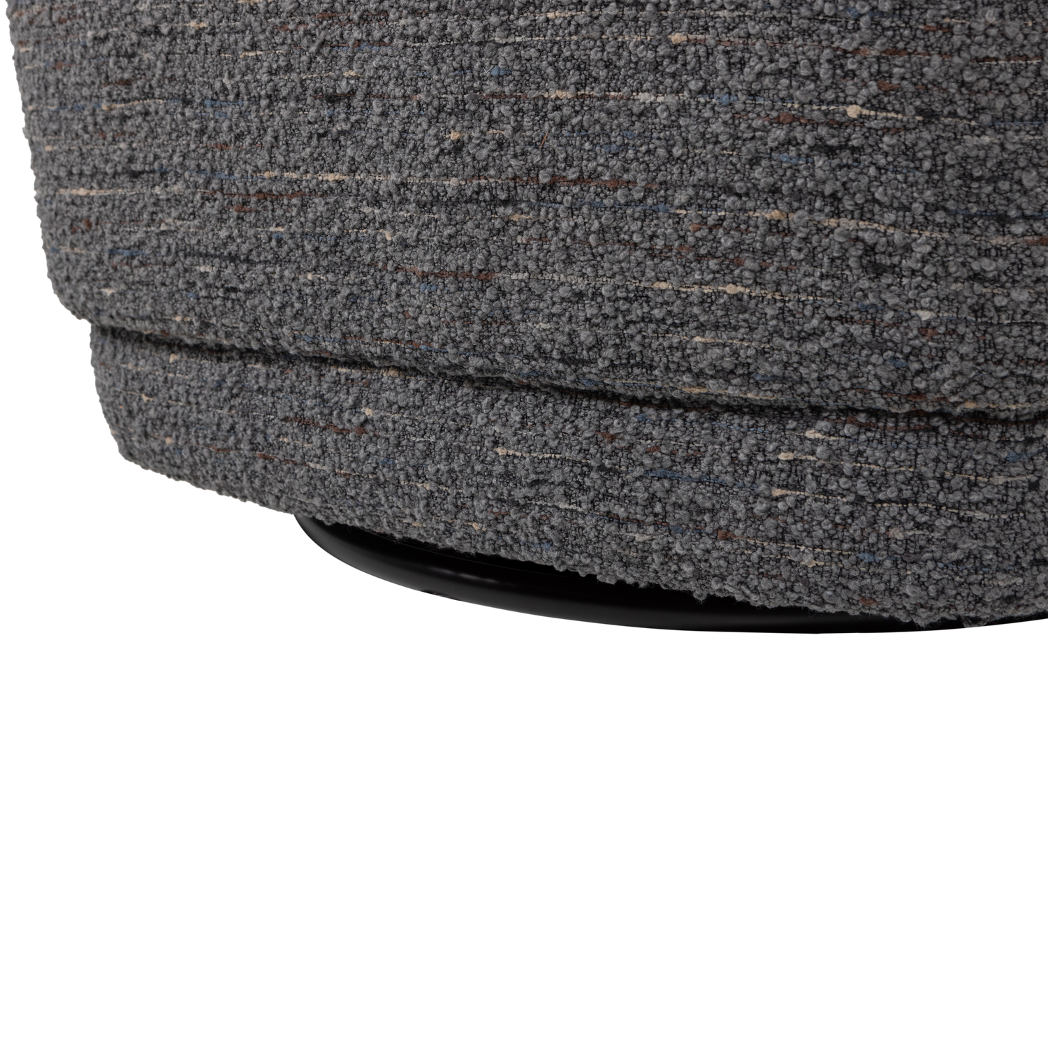 Woood | Draaifauteuil Atty grove melange grijs