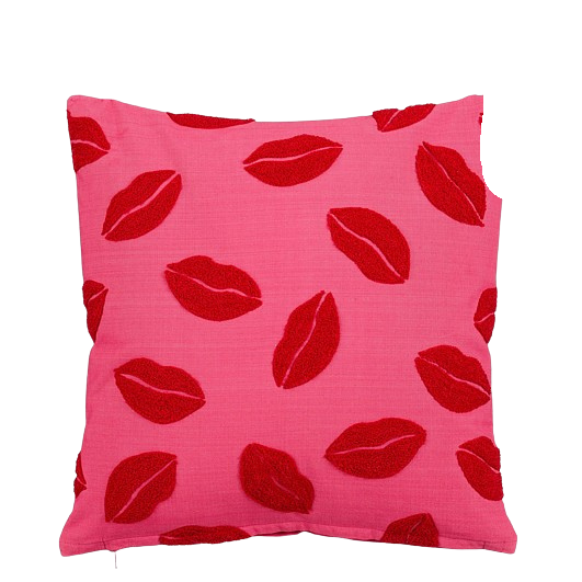 Selected by | Kussen lippen roze