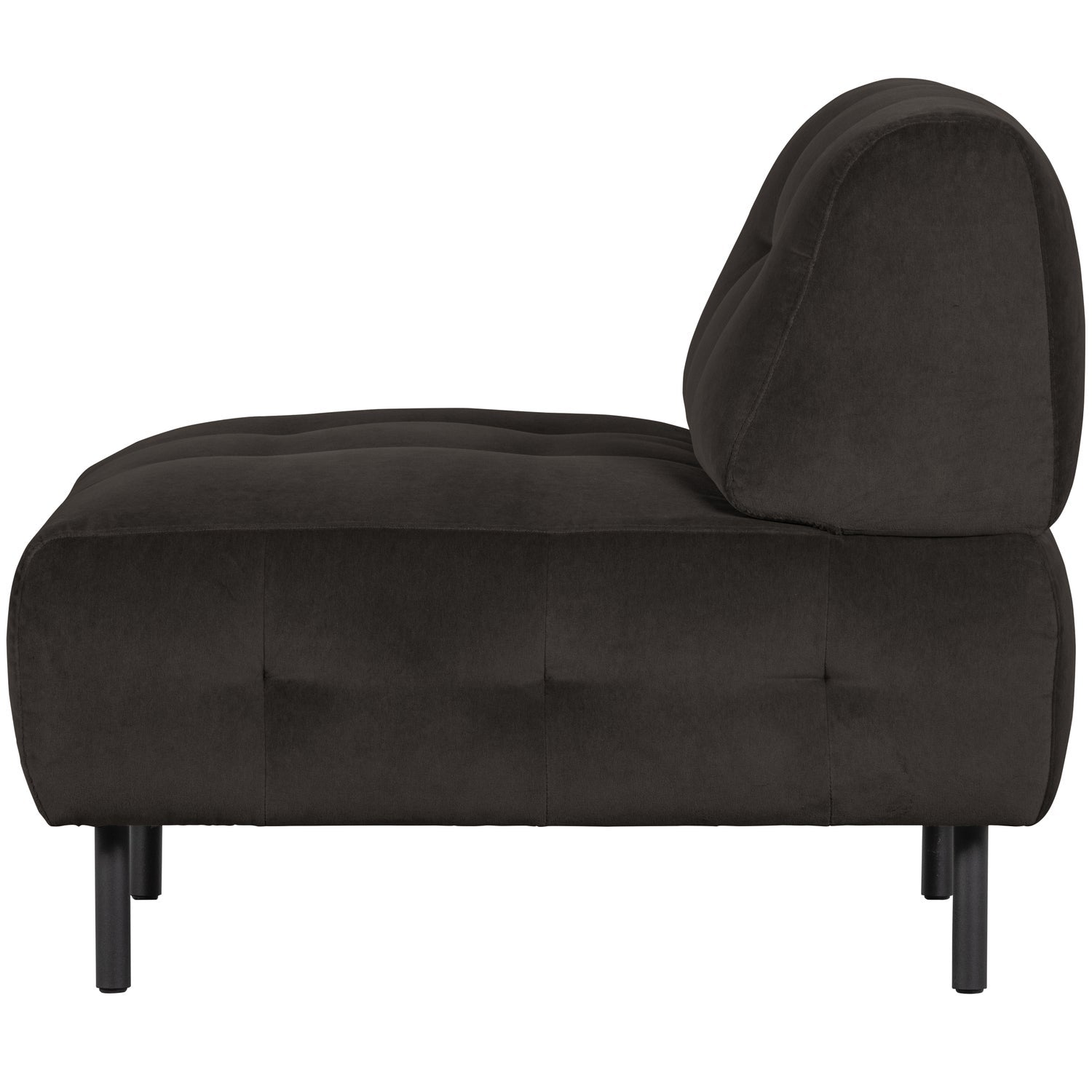 Woood | Fauteuil Lloyd velvet cast iron