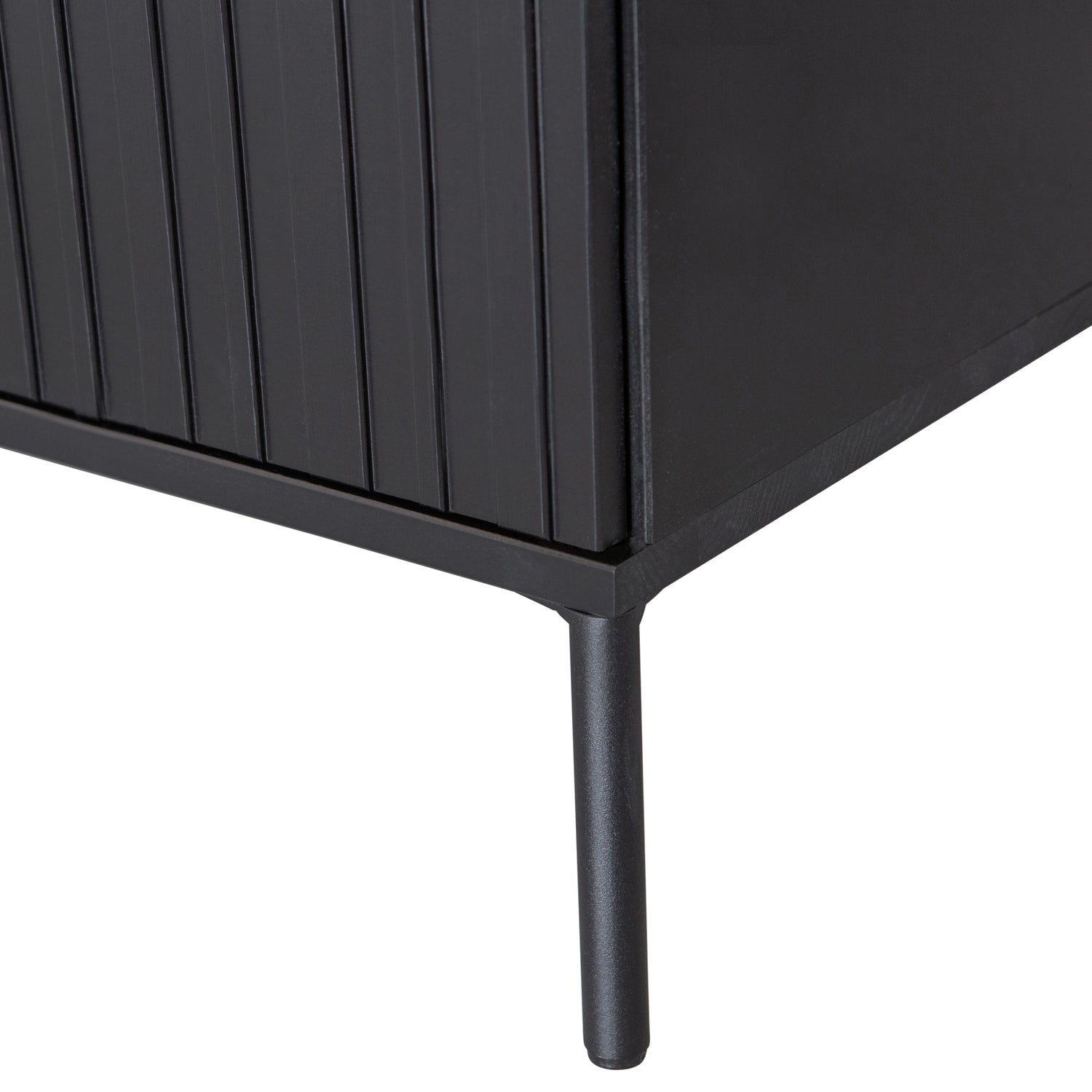 Woood | Tv meubel Gravure 100cm zwart