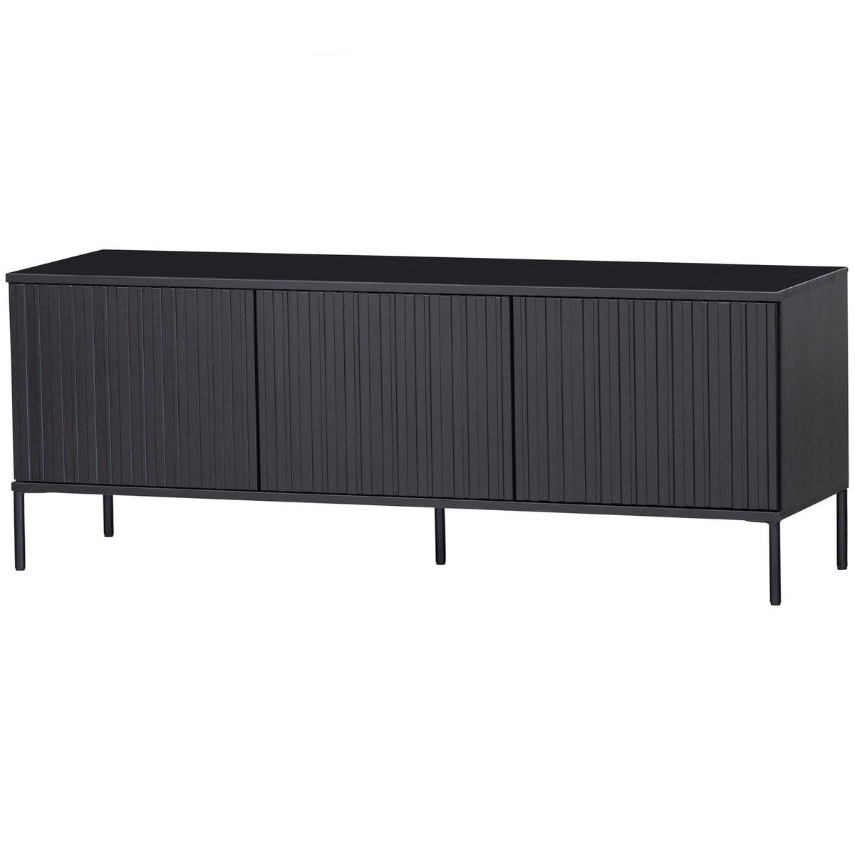 Woood | Tv meubel Gravure 150cm zwart SHOWMODEL