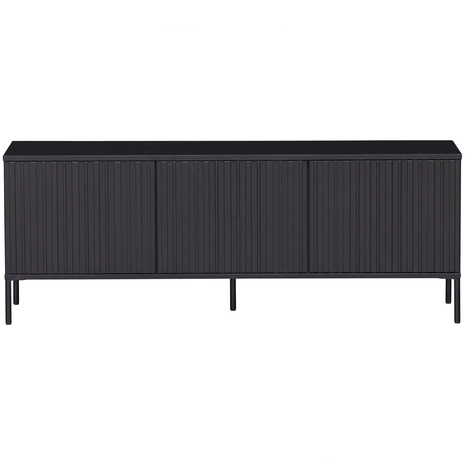 Woood | Tv meubel Gravure 150cm zwart