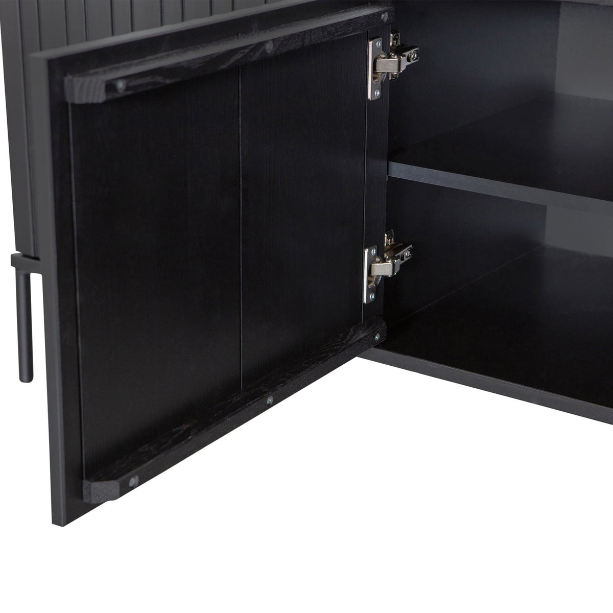 Woood | Tv meubel Gravure 150cm zwart SHOWMODEL