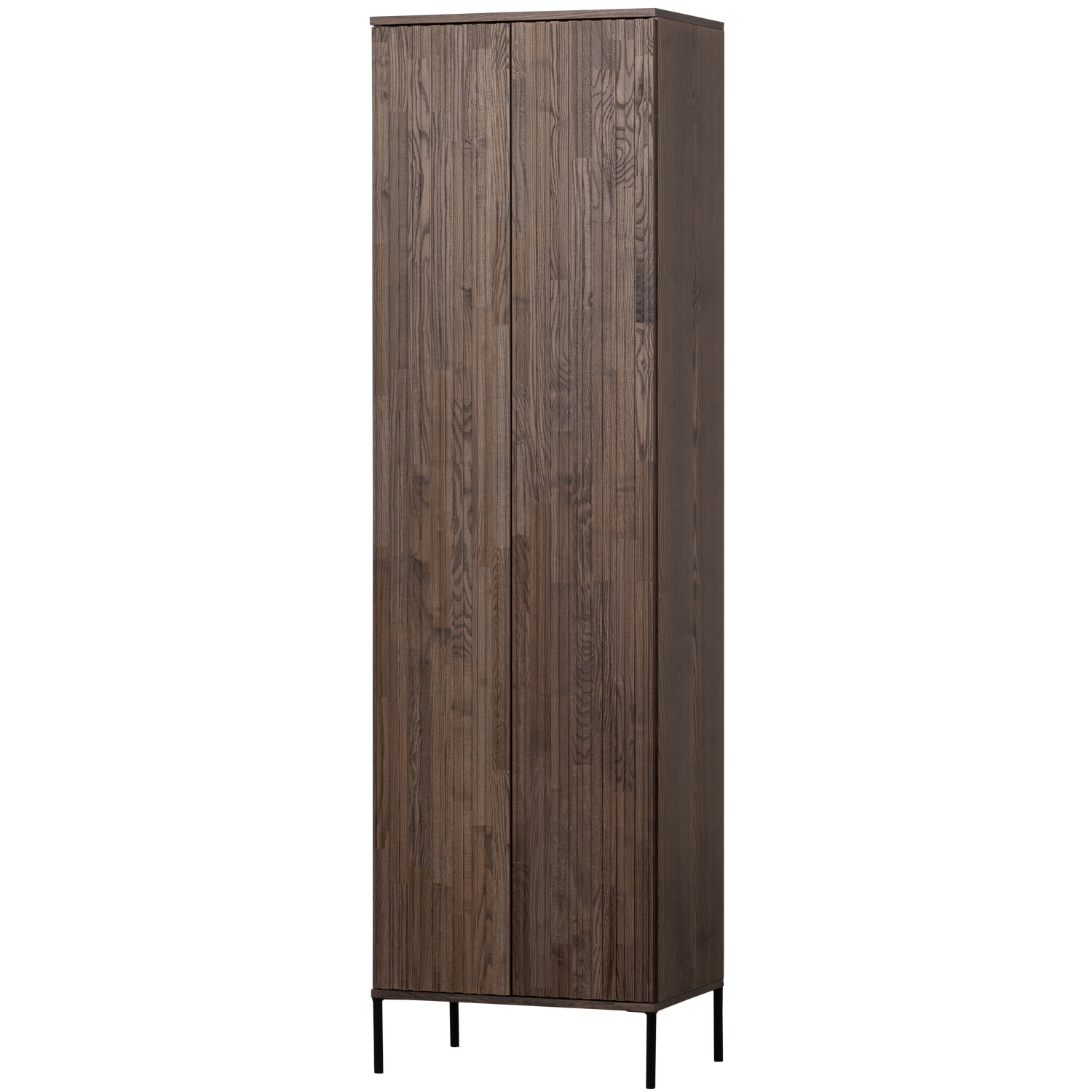 Woood | Hoge kast Gravure espresso