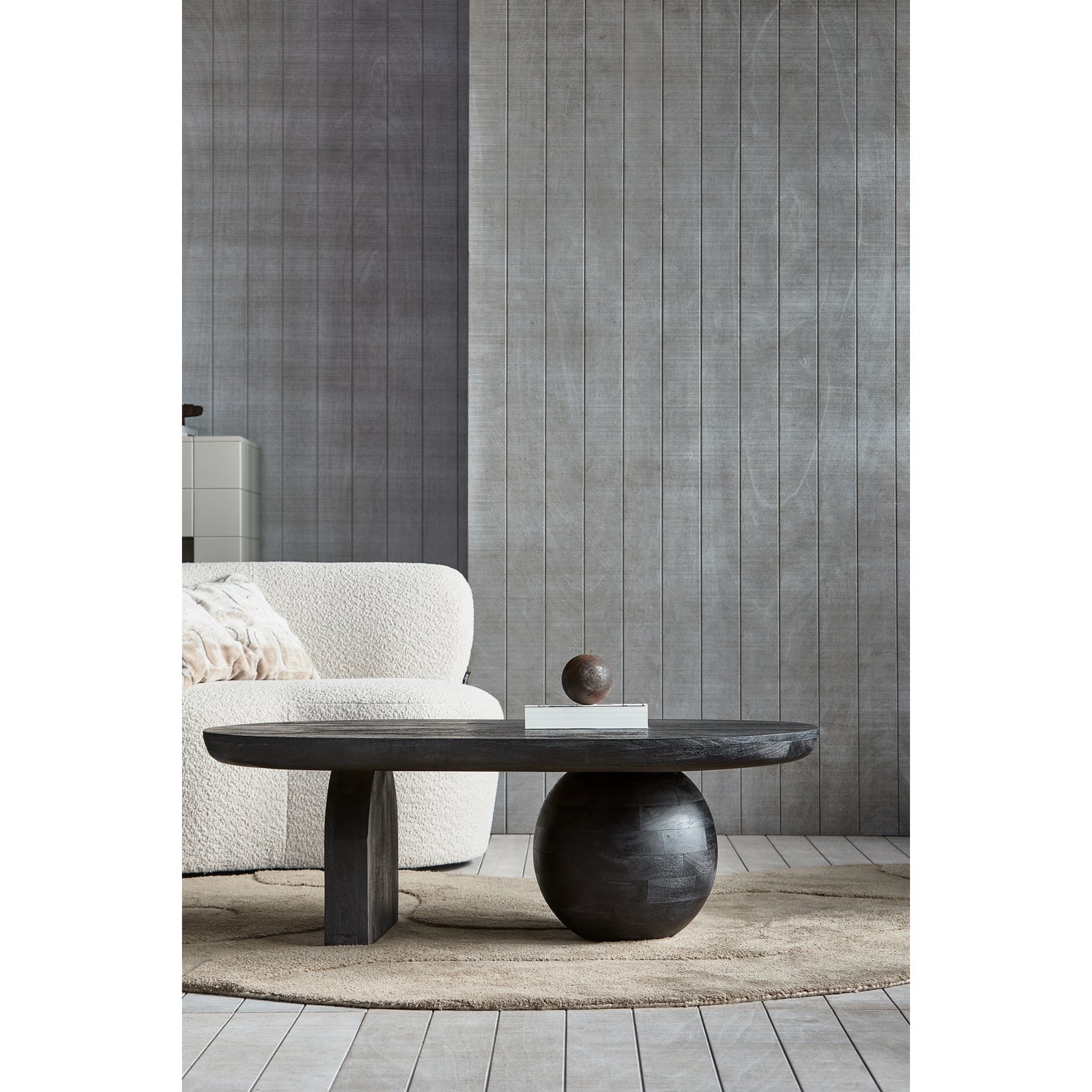 Woood | Vloerkleed organisch Alya pale brown