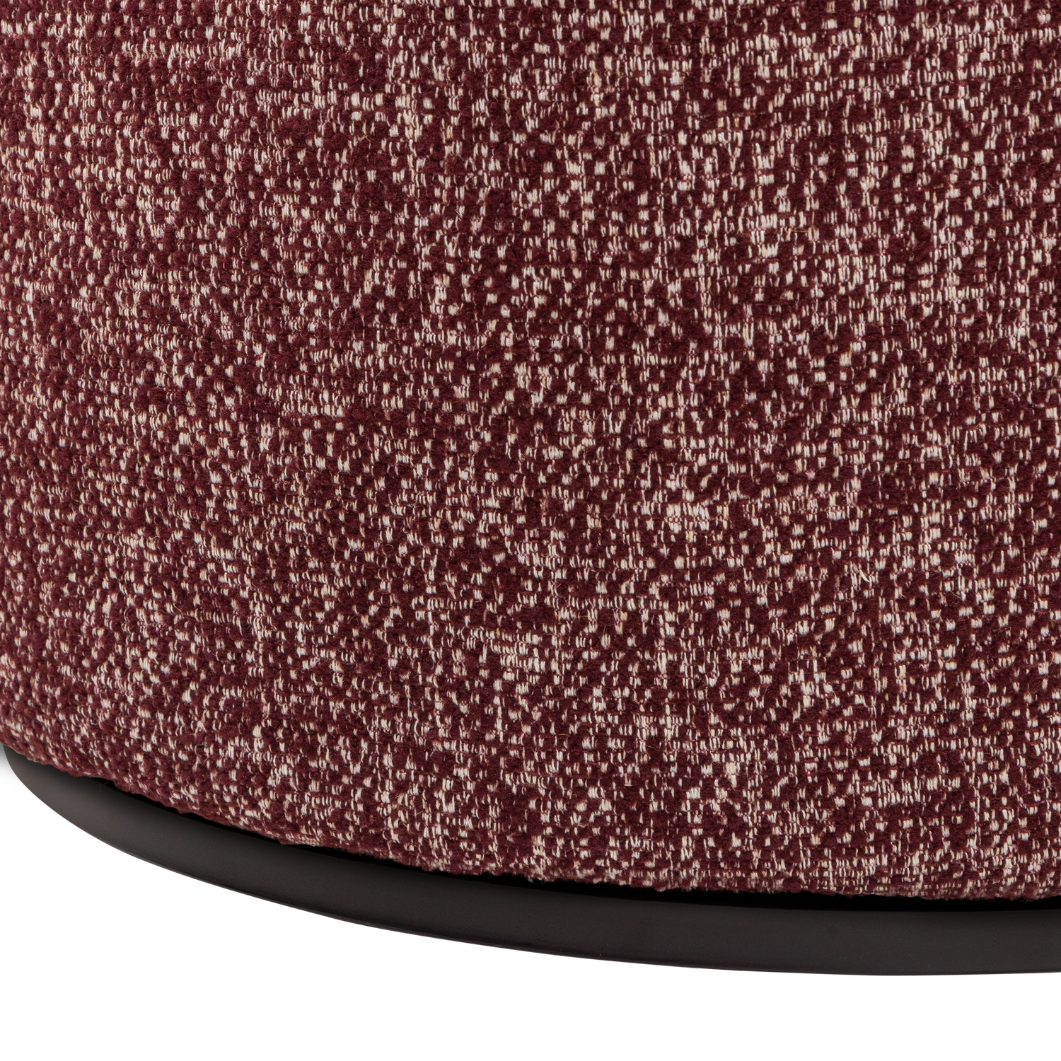 Woood | Draaifauteuil Serra bordeauxrood melange