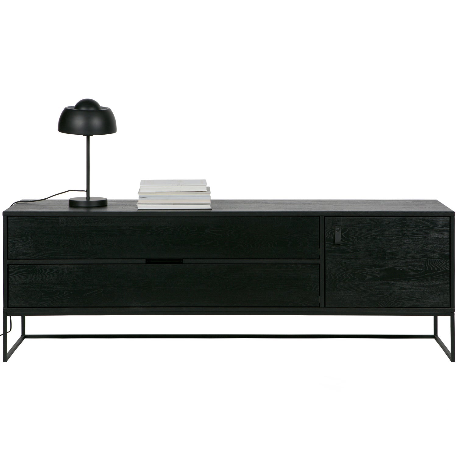 Woood | Tv meubel Silas 180cm zwart