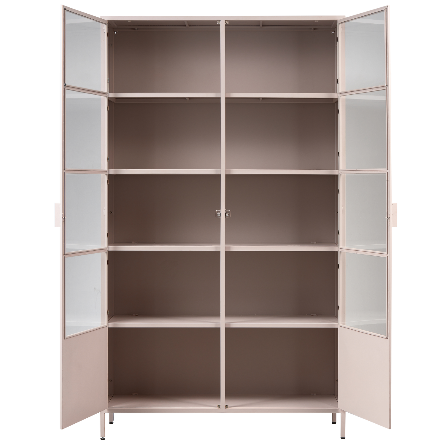 Woood | Vitrinekast XL Ronja metaal soft pink