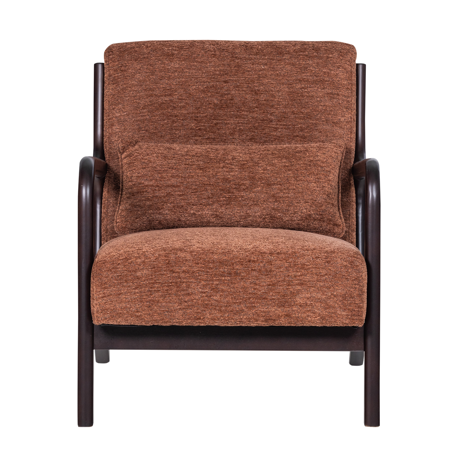Woood | Fauteuil Mark chenille bruin
