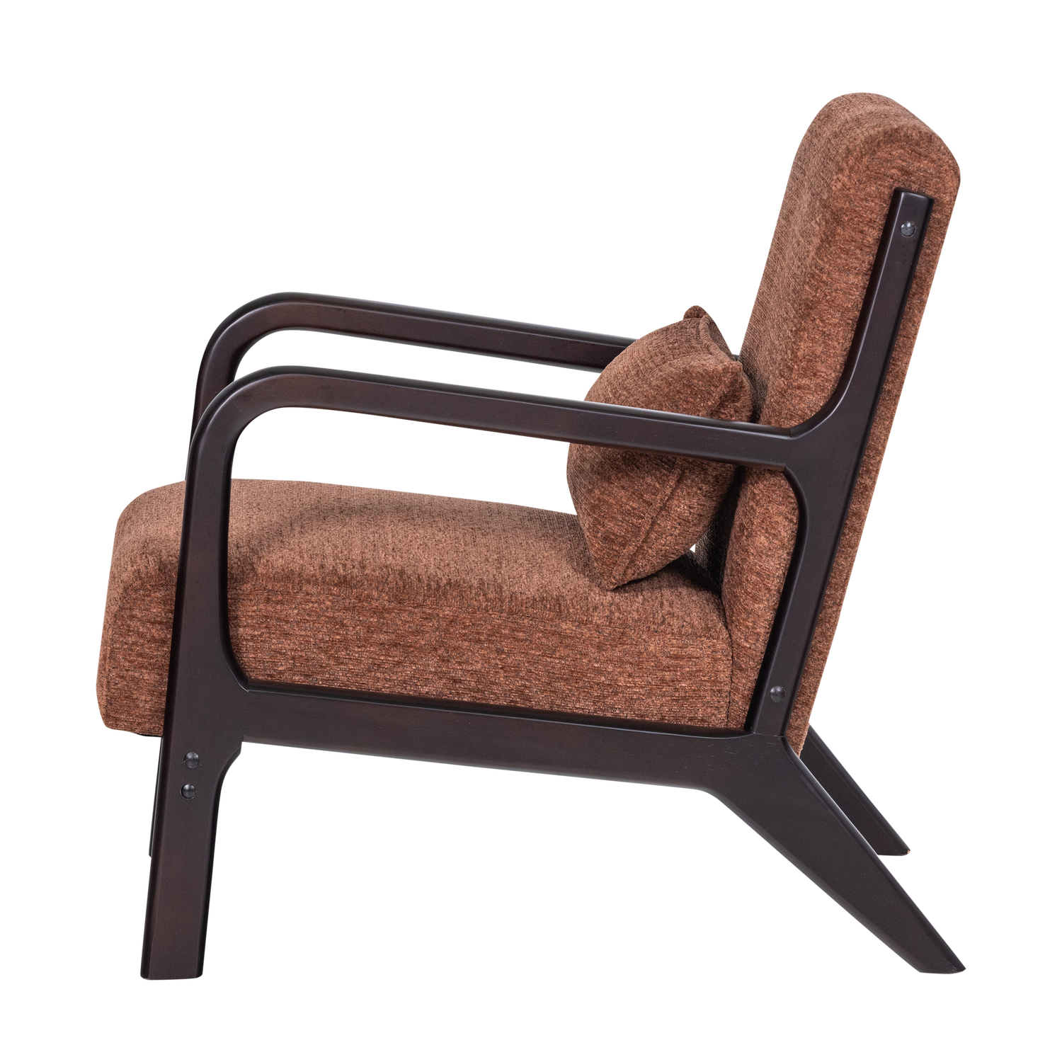 Woood | Fauteuil Mark chenille bruin