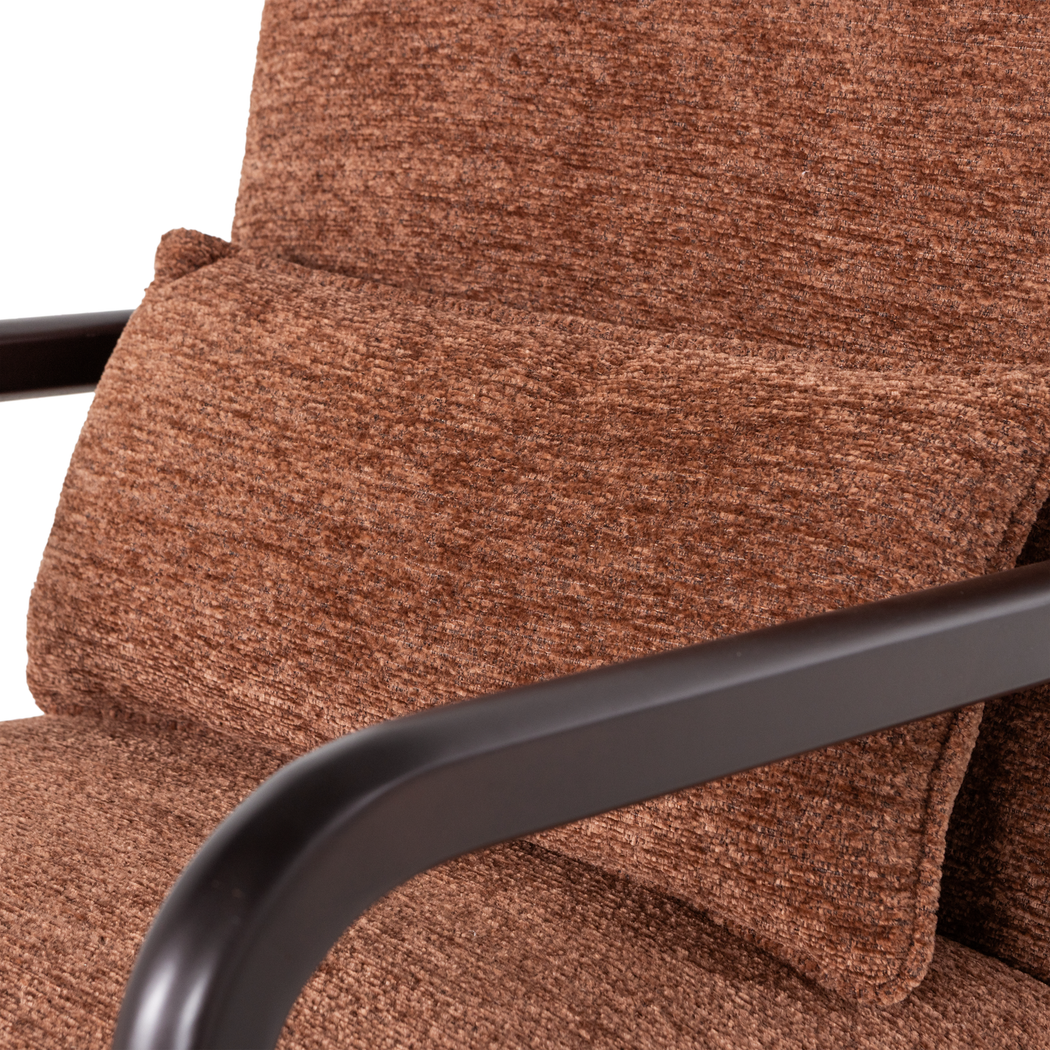 Woood | Fauteuil Mark chenille bruin