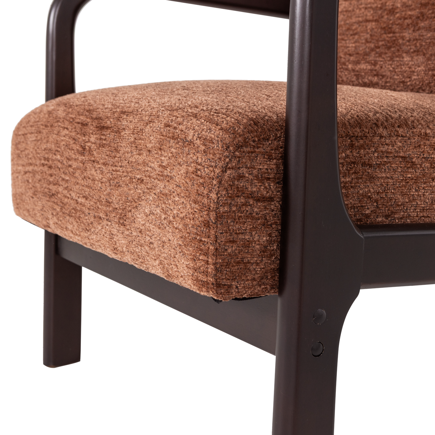 Woood | Fauteuil Mark chenille bruin