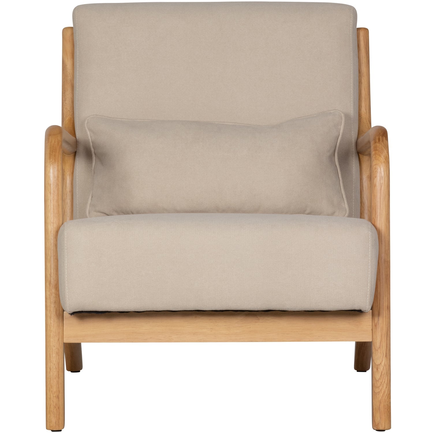 Woood | Fauteuil Mark geweven stof naturel