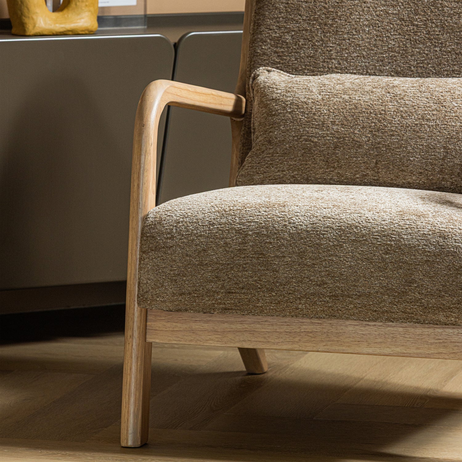 Woood | Fauteuil Mark chenille zand