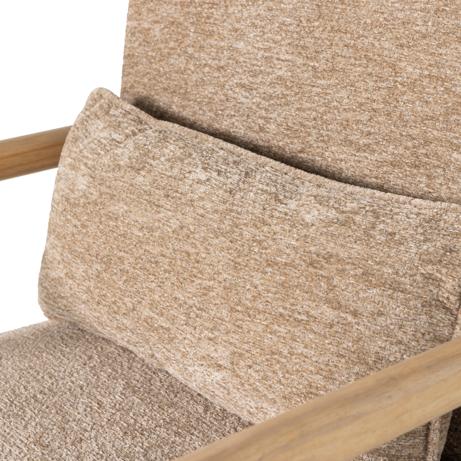 Woood | Fauteuil Mark chenille zand