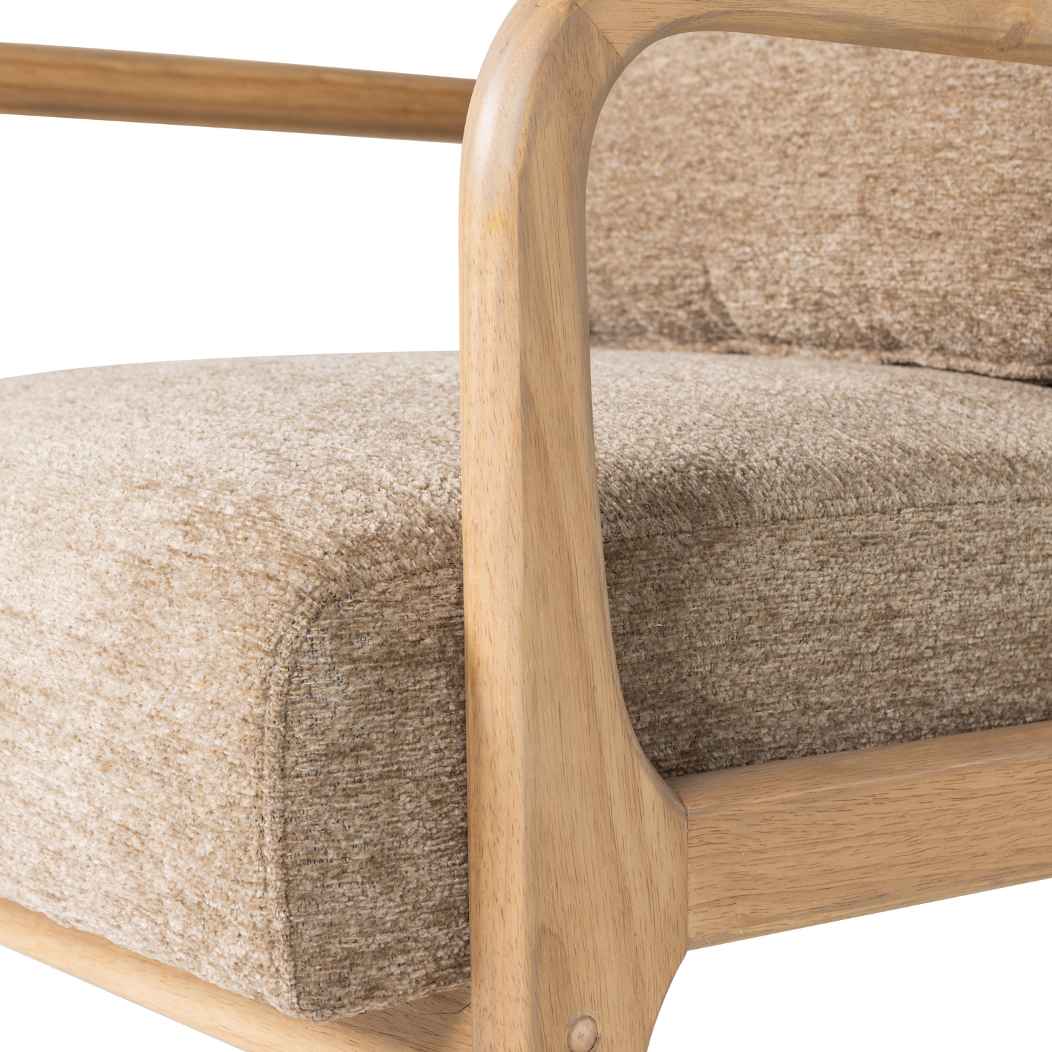 Woood | Fauteuil Mark chenille zand