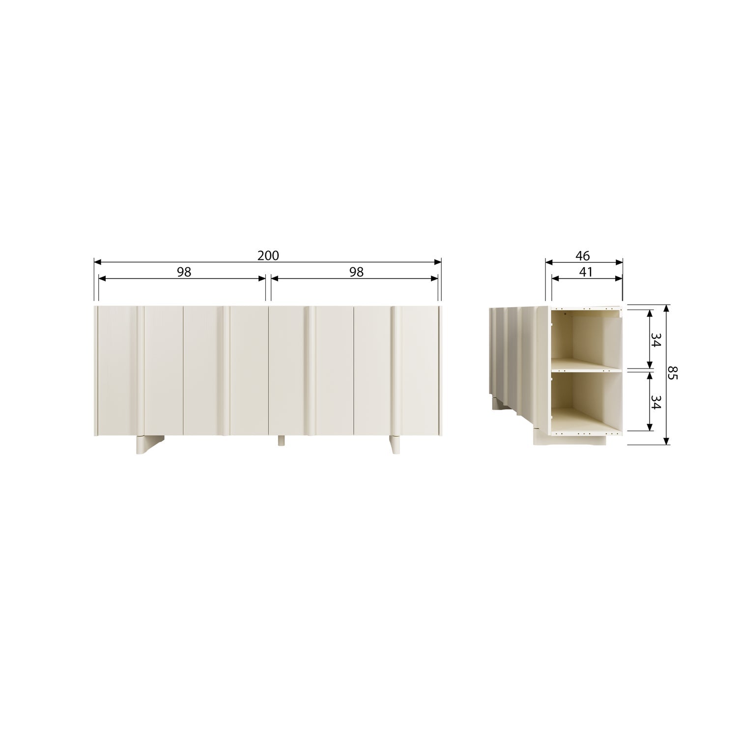 Woood | Dressoir Basu dust