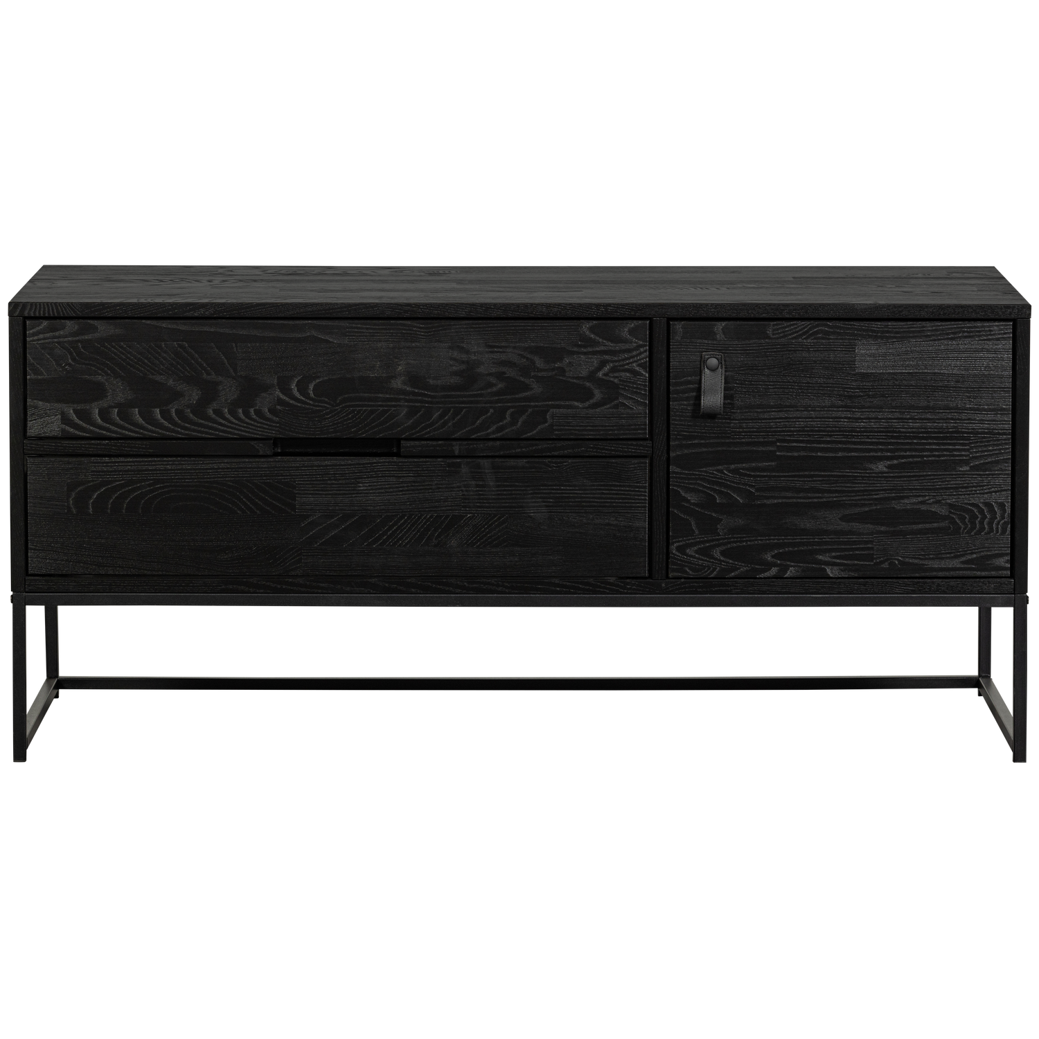 Woood | Tv meubel Silas 120cm essen blacknight
