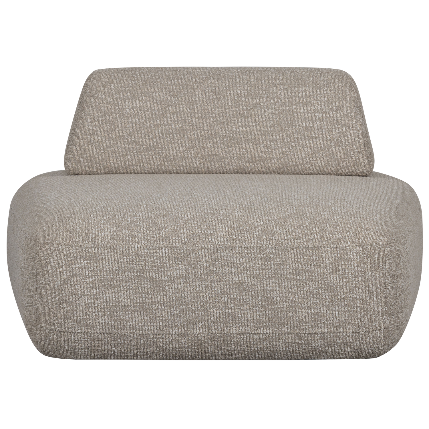 Woood | Fauteuil met verplaatsbare rugleuning Sterck boucle naturel