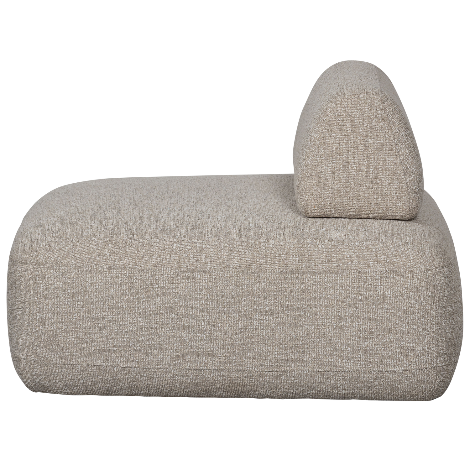 Woood | Fauteuil met verplaatsbare rugleuning Sterck boucle naturel