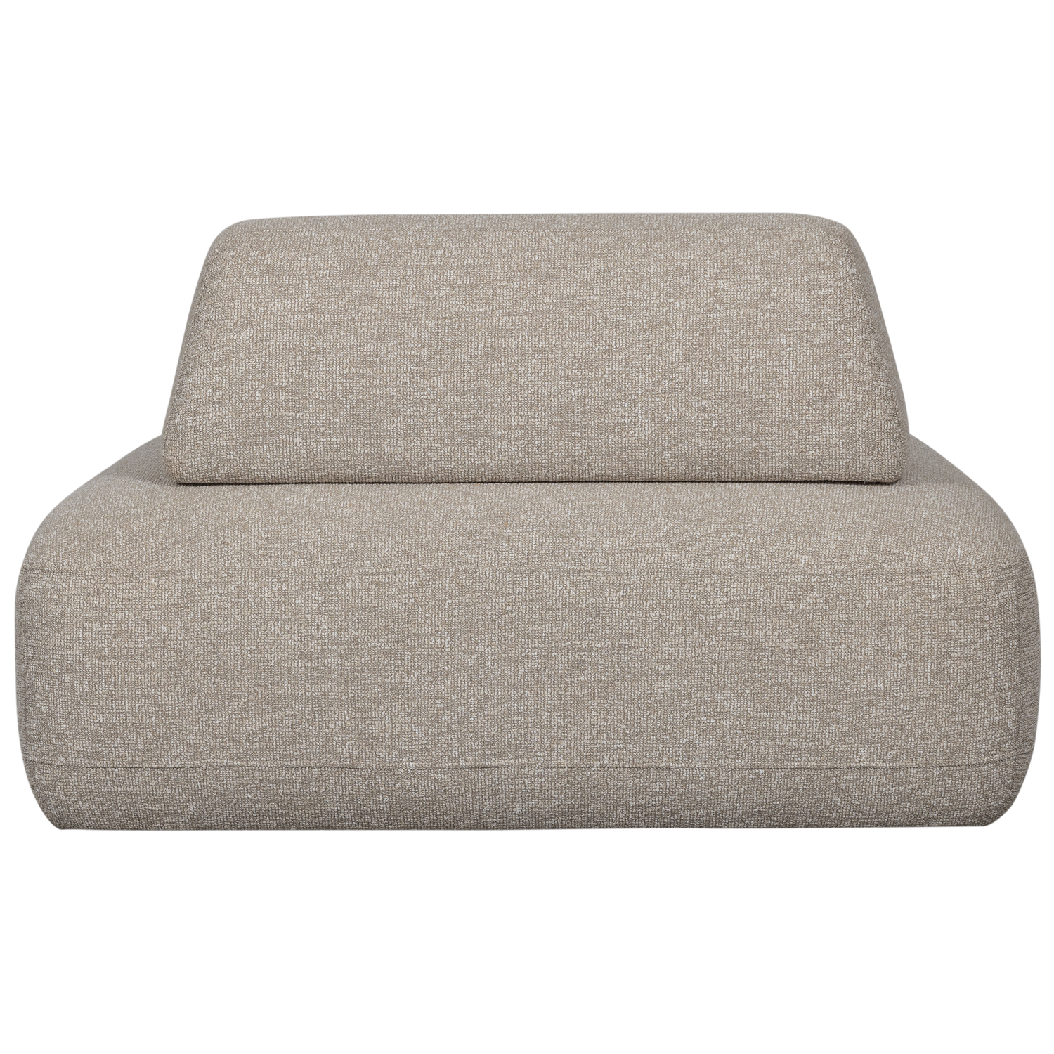 Woood | Fauteuil met verplaatsbare rugleuning Sterck boucle naturel