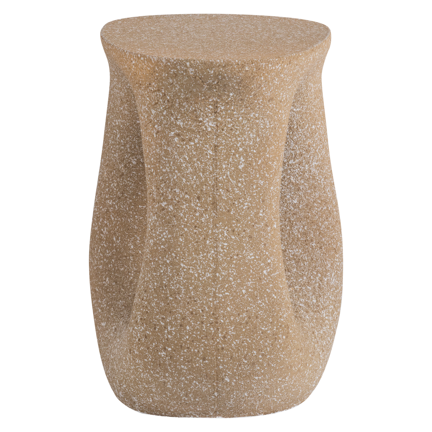 Woood | Bijzettafel Moson beige met spikkels