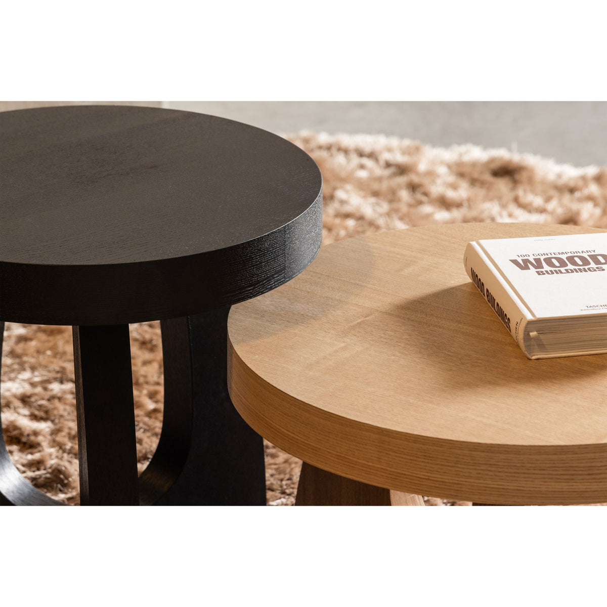 Woood | Bijzettafel Tala 35cm eiken