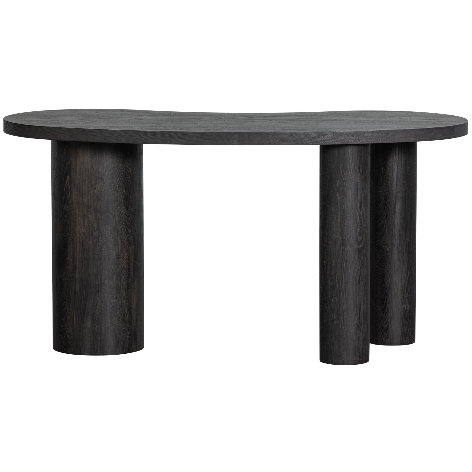 Woood | Sidetable & bureau Maan organisch donkerbruin