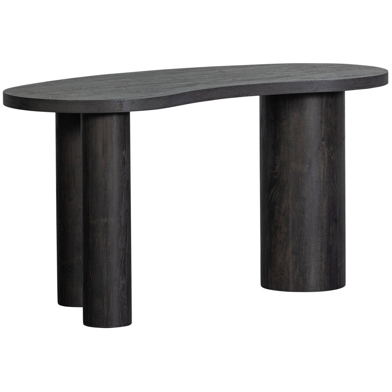 Woood | Sidetable & bureau Maan organisch donkerbruin