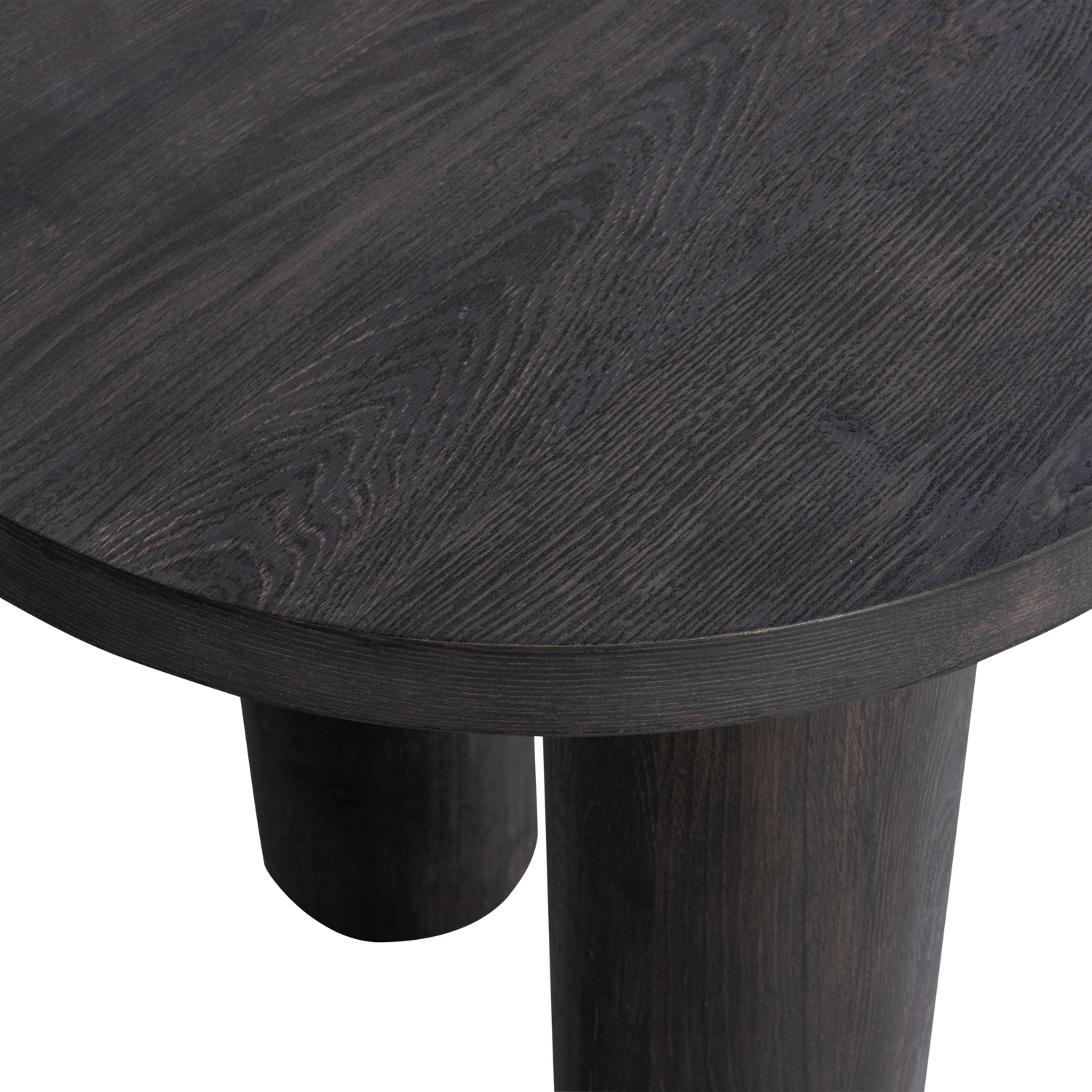 Woood | Sidetable & bureau Maan organisch donkerbruin