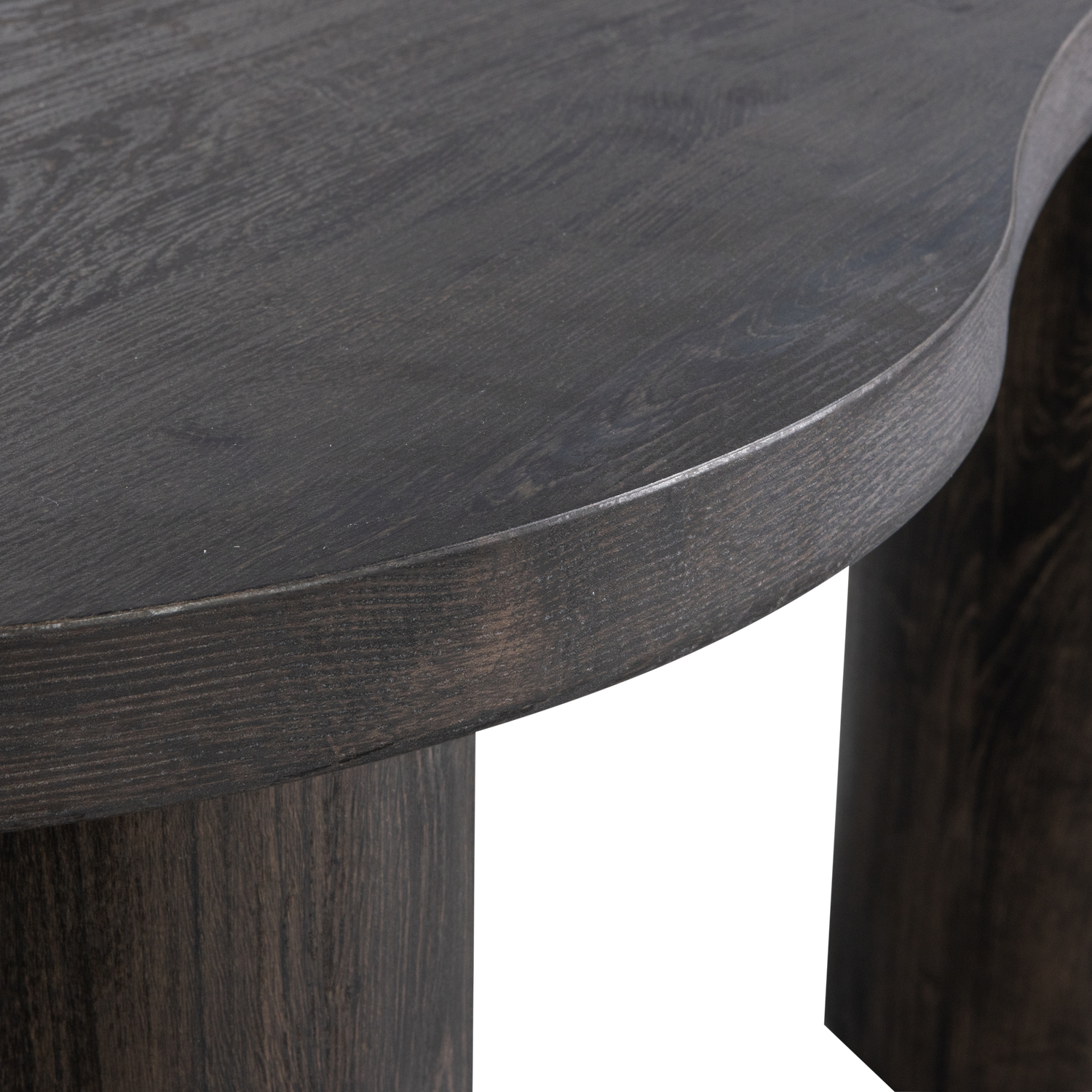 Woood | Sidetable & bureau Maan organisch donkerbruin