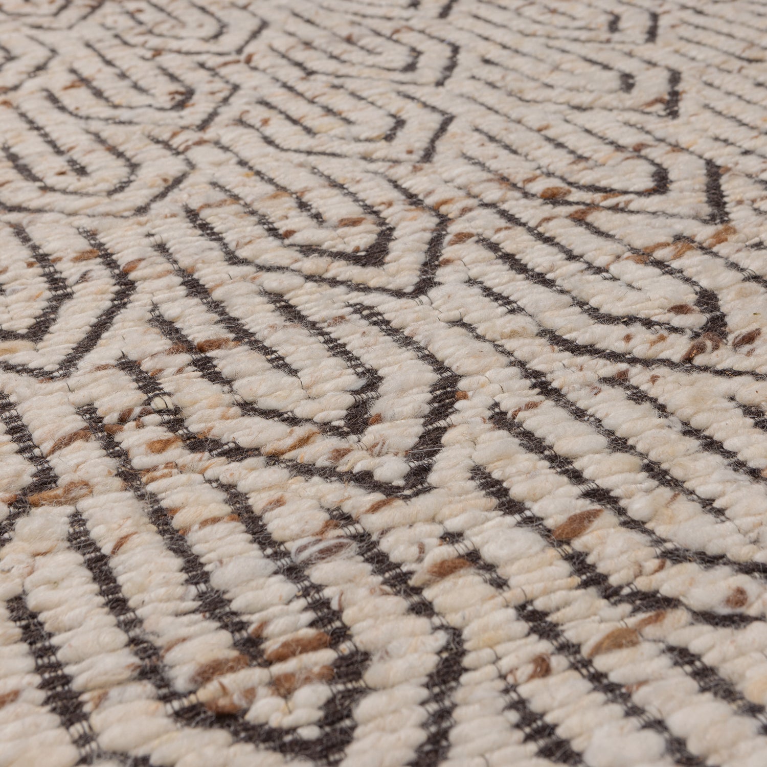 Woood | Vloerkleed Joslin wol naturel