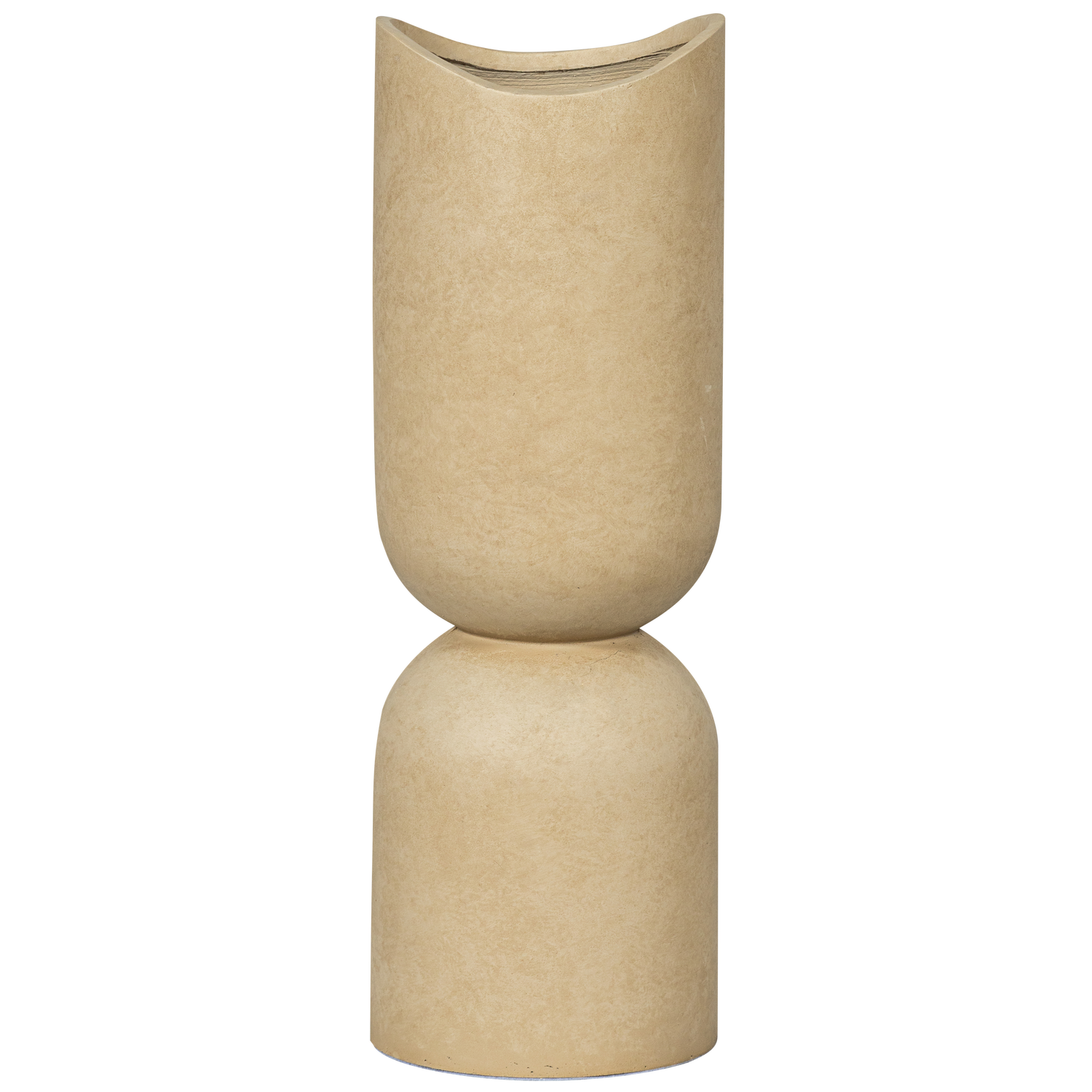 Woood | Pot Mosi fiber clay beige