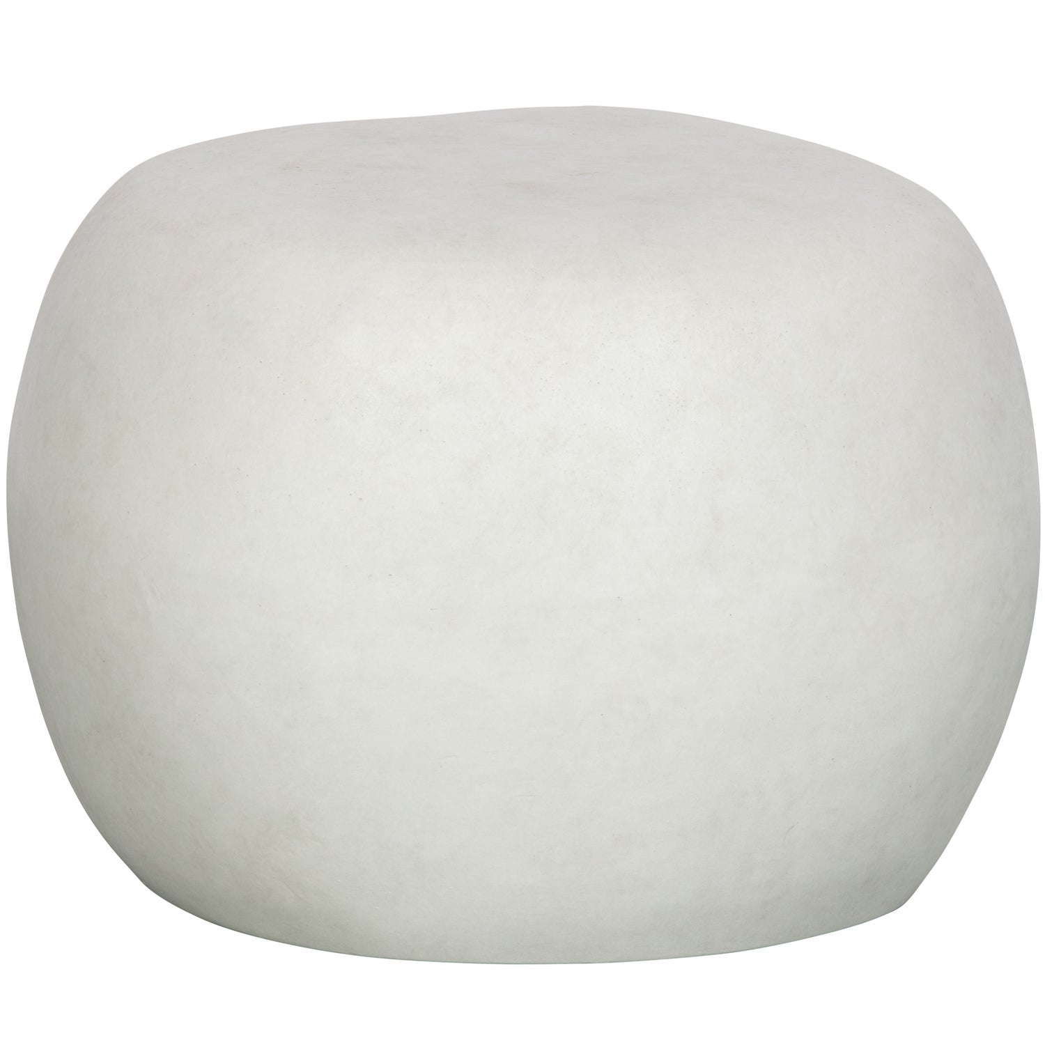 Woood | Bijzettafel Pebble betonlook wit
