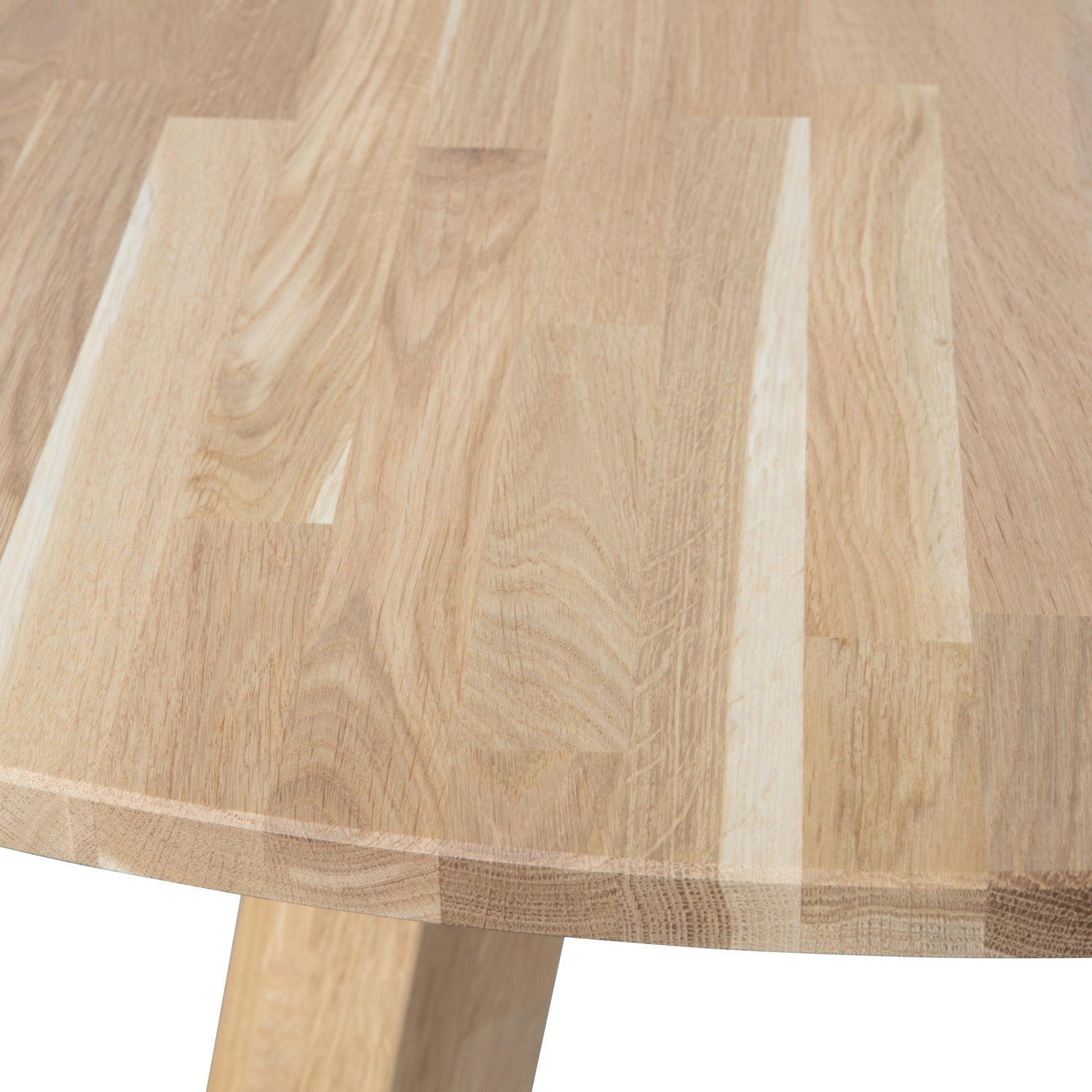 Woood | Ronde eettafel Rhonda 130cm eiken