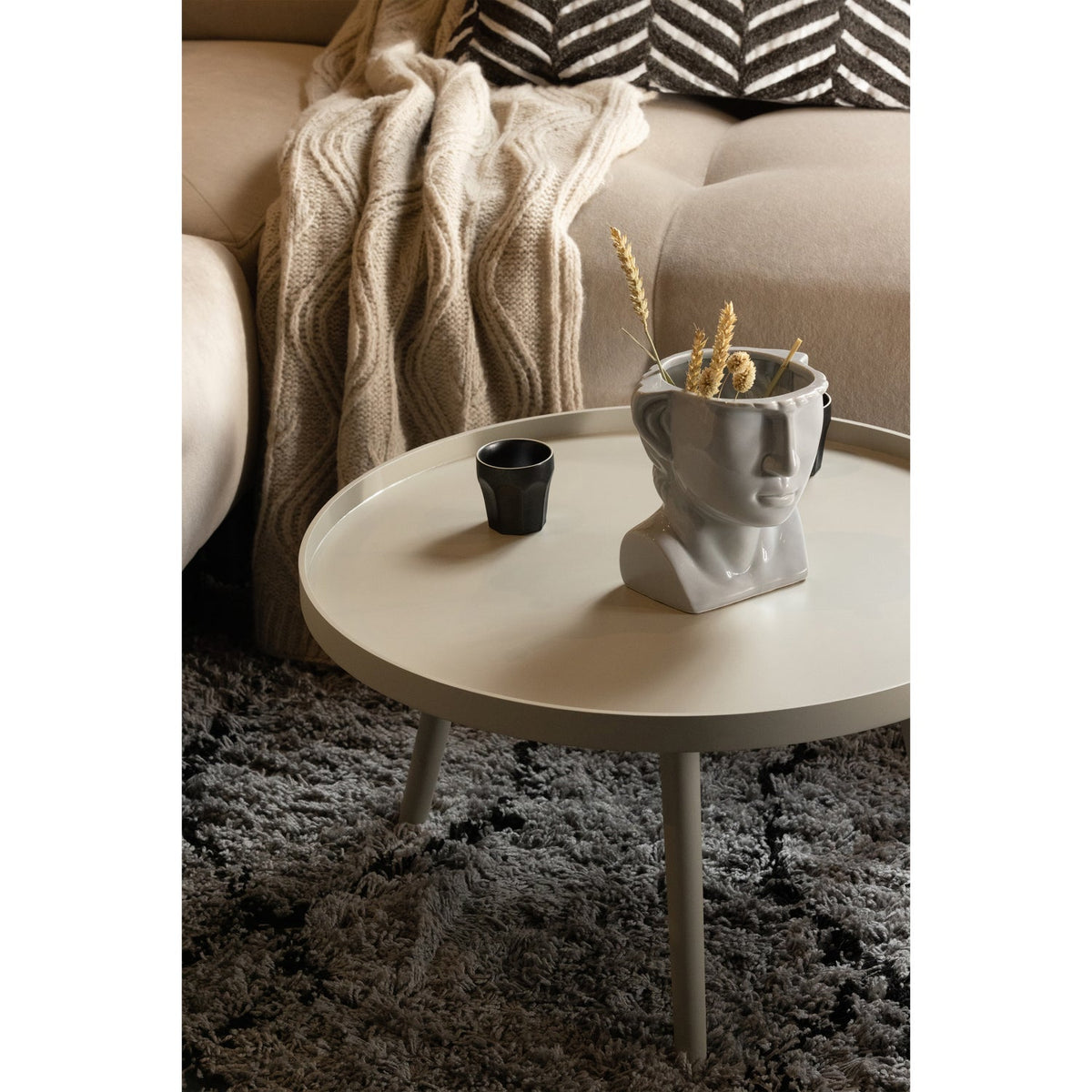 Woood | Bijzettafel Mesa L zand