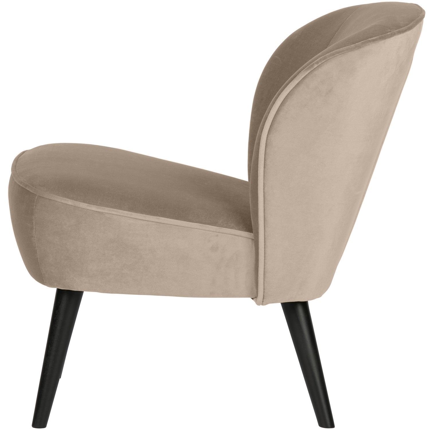 Woood | Fauteuil Sara velvet khaki